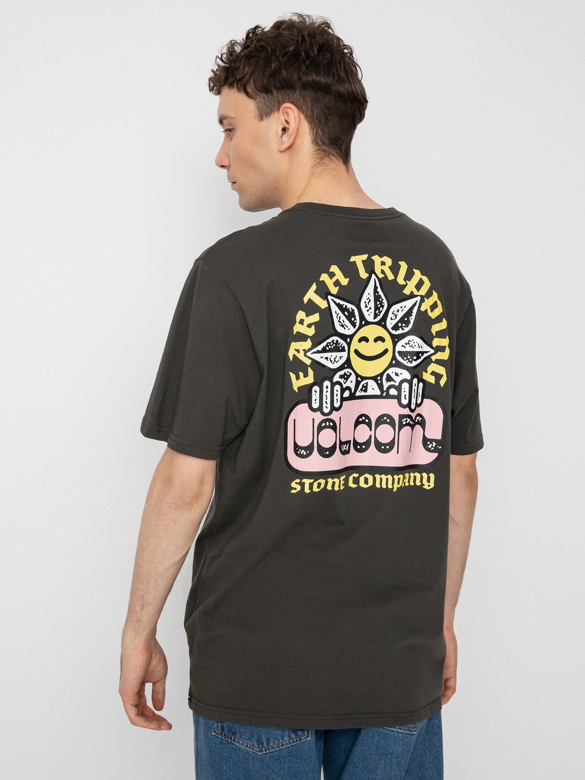 Volcom Fty Gardener póló (rinsed black)