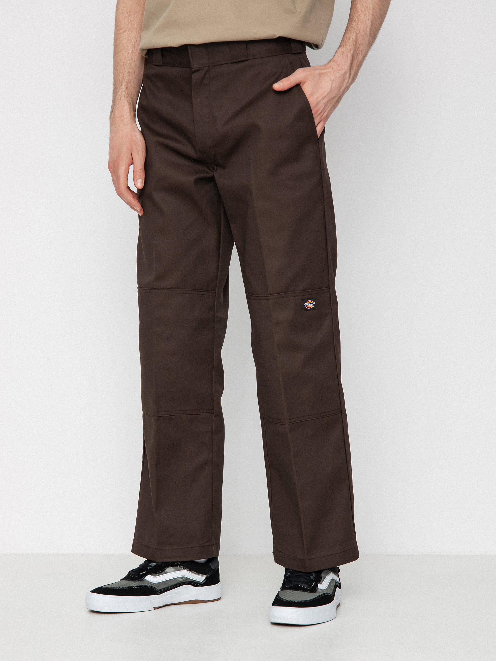 Dickies Double Knee Kisnadru00e1g (dark brown)