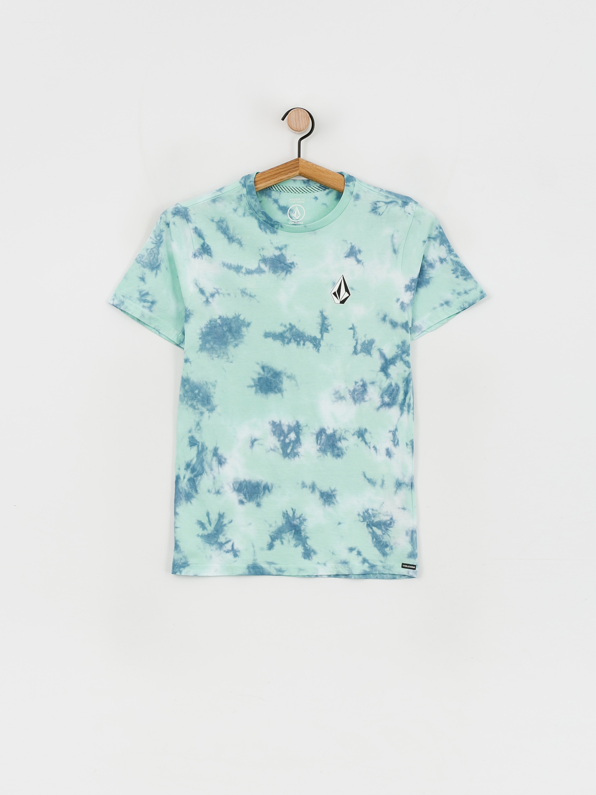 Volcom Iconic Stone Dye JR póló (temple teal)