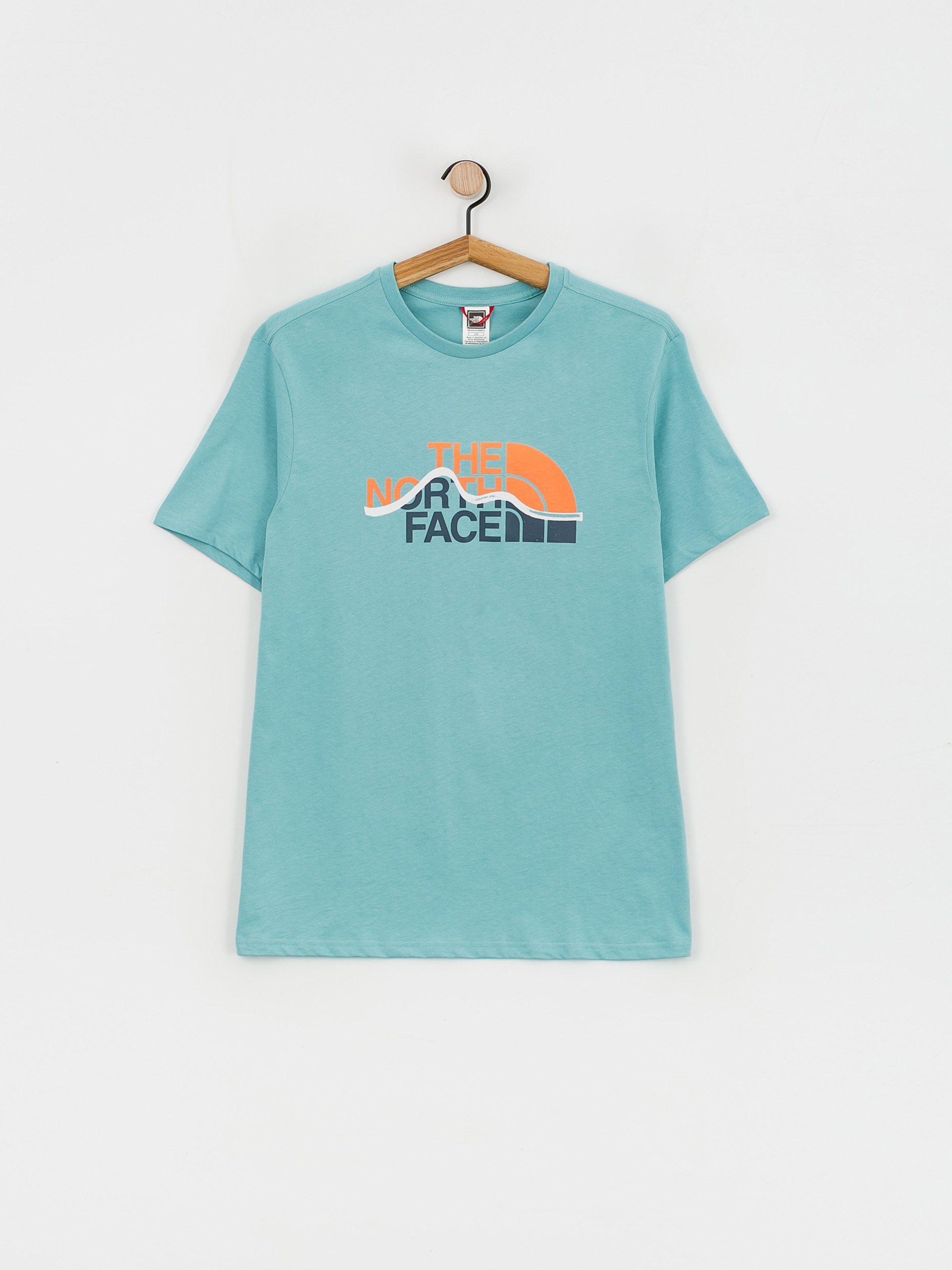 The North Face Mountain Line póló (reef waters/dusty coral orange)