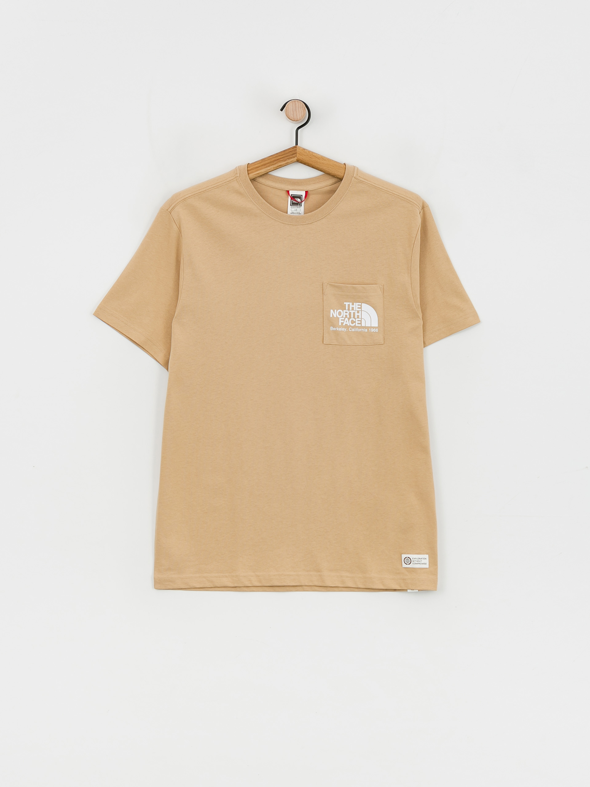 The North Face Berkeley California Pocket póló (khaki stone)