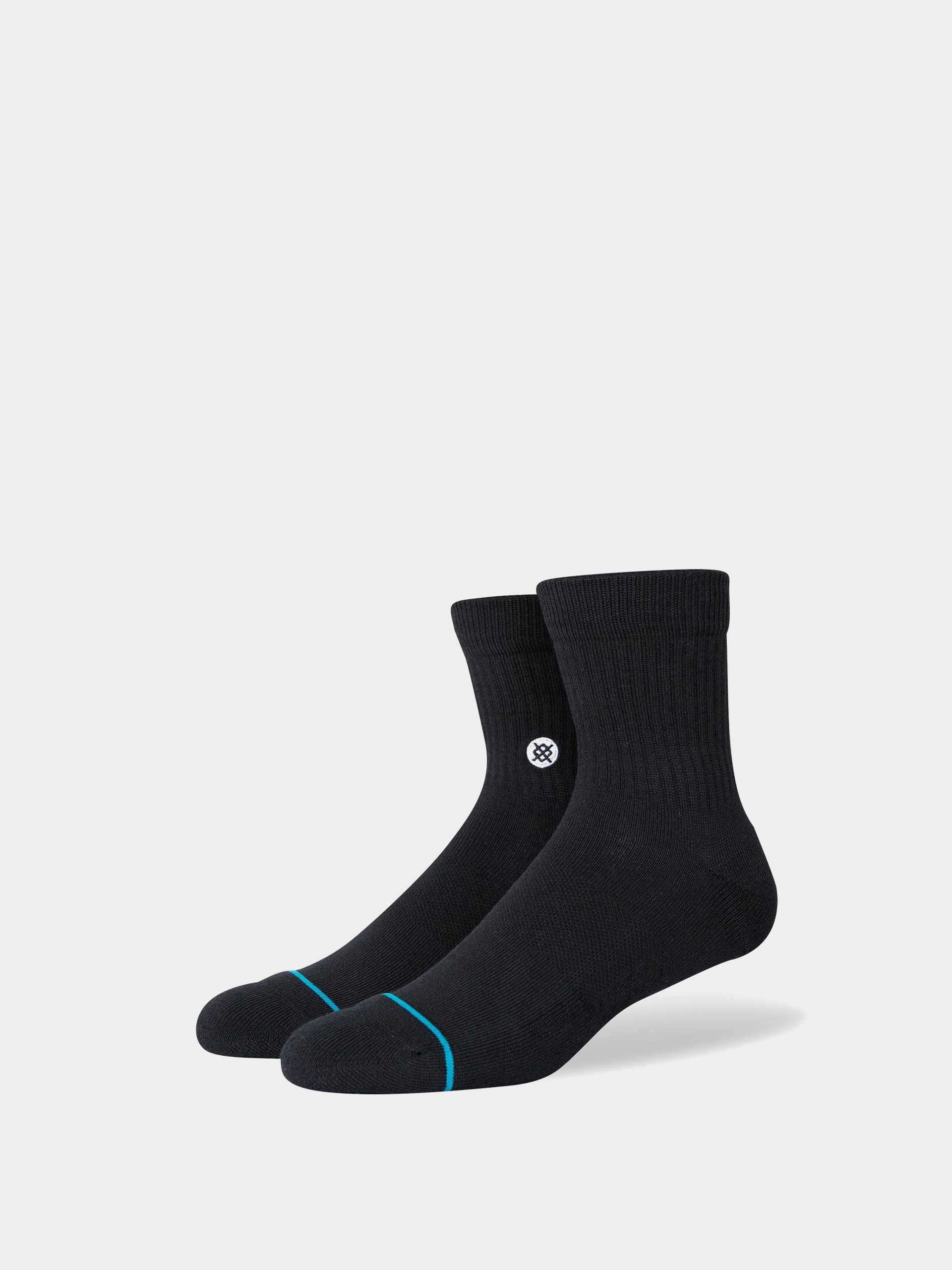 Stance Icon Quarter 3 Pack Zokni (black)