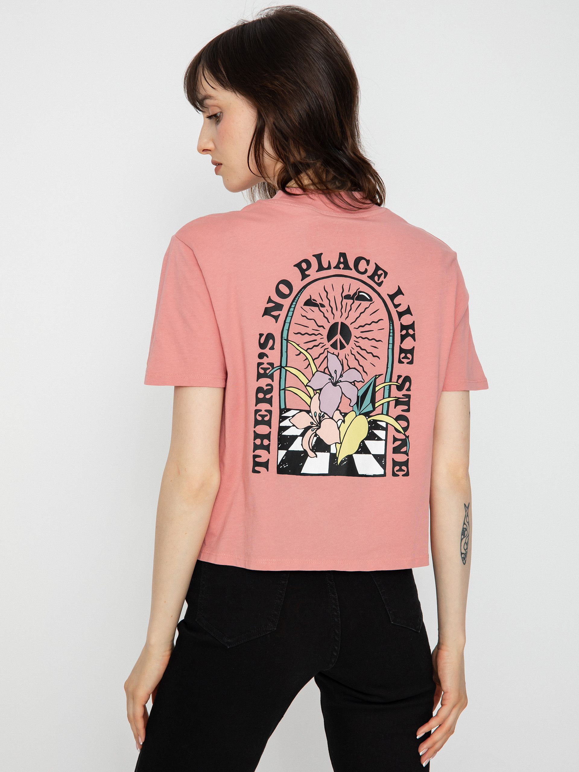 Volcom Pocket Dial póló Wmn (desert pink)