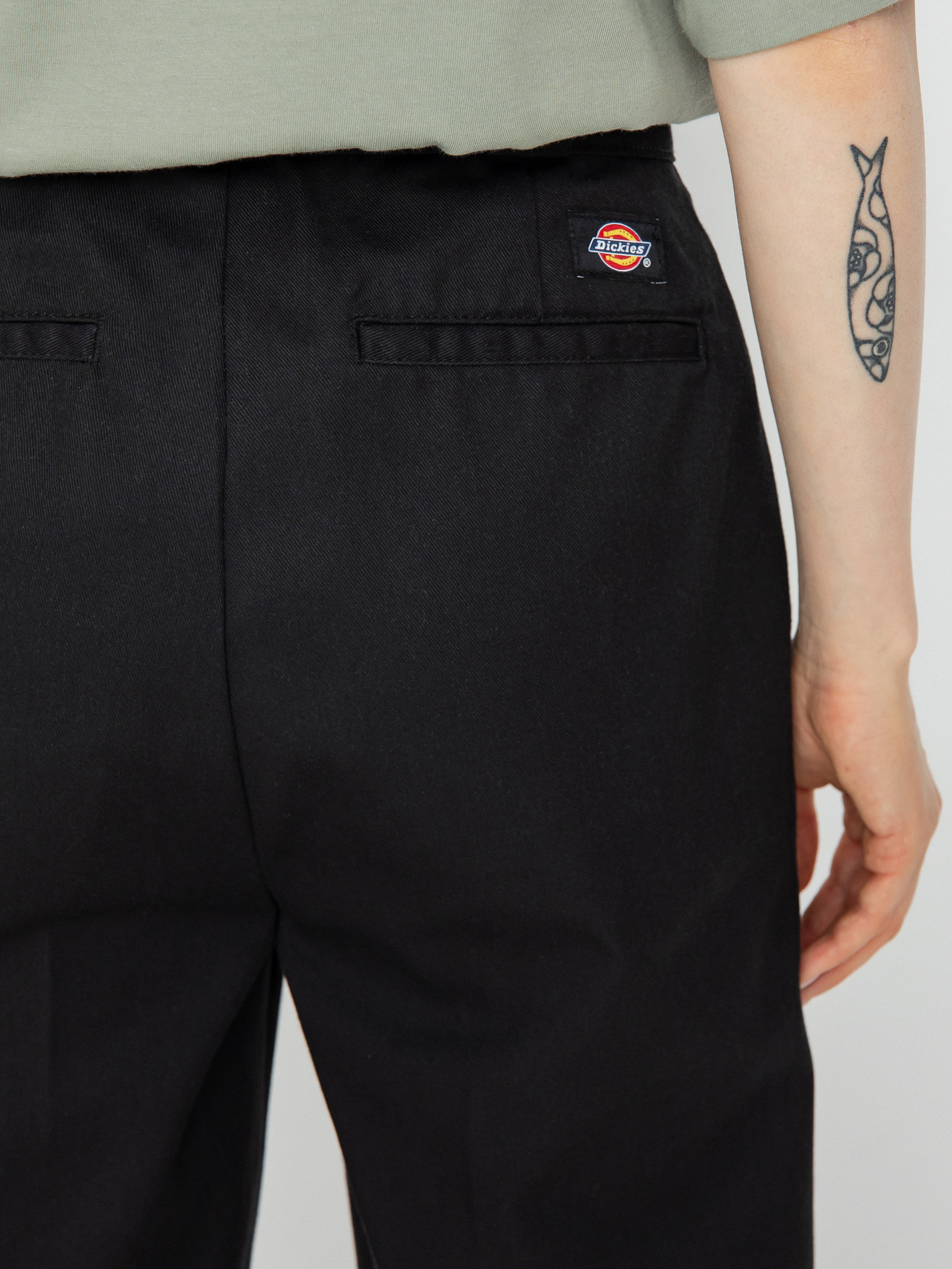 Dickies Phoenix Split Hem Long Kisnadrág Wmn (black)