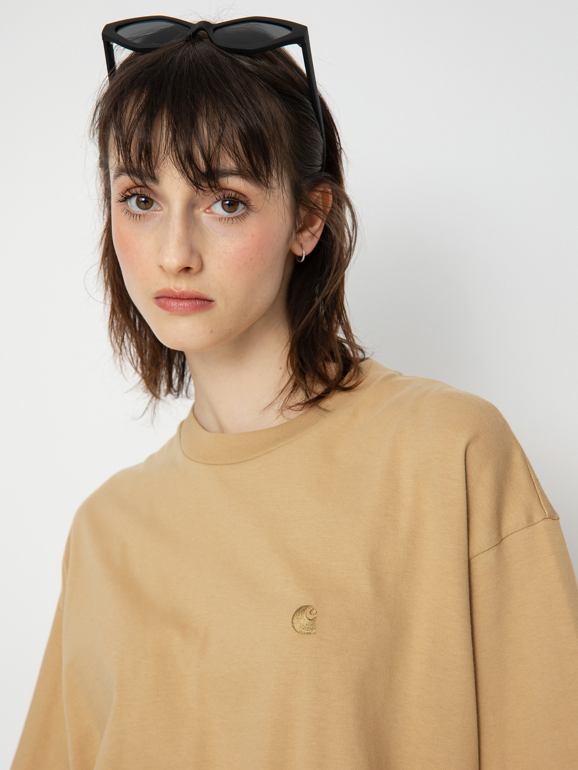 Carhartt WIP Chester póló Wmn (dusty h brown)