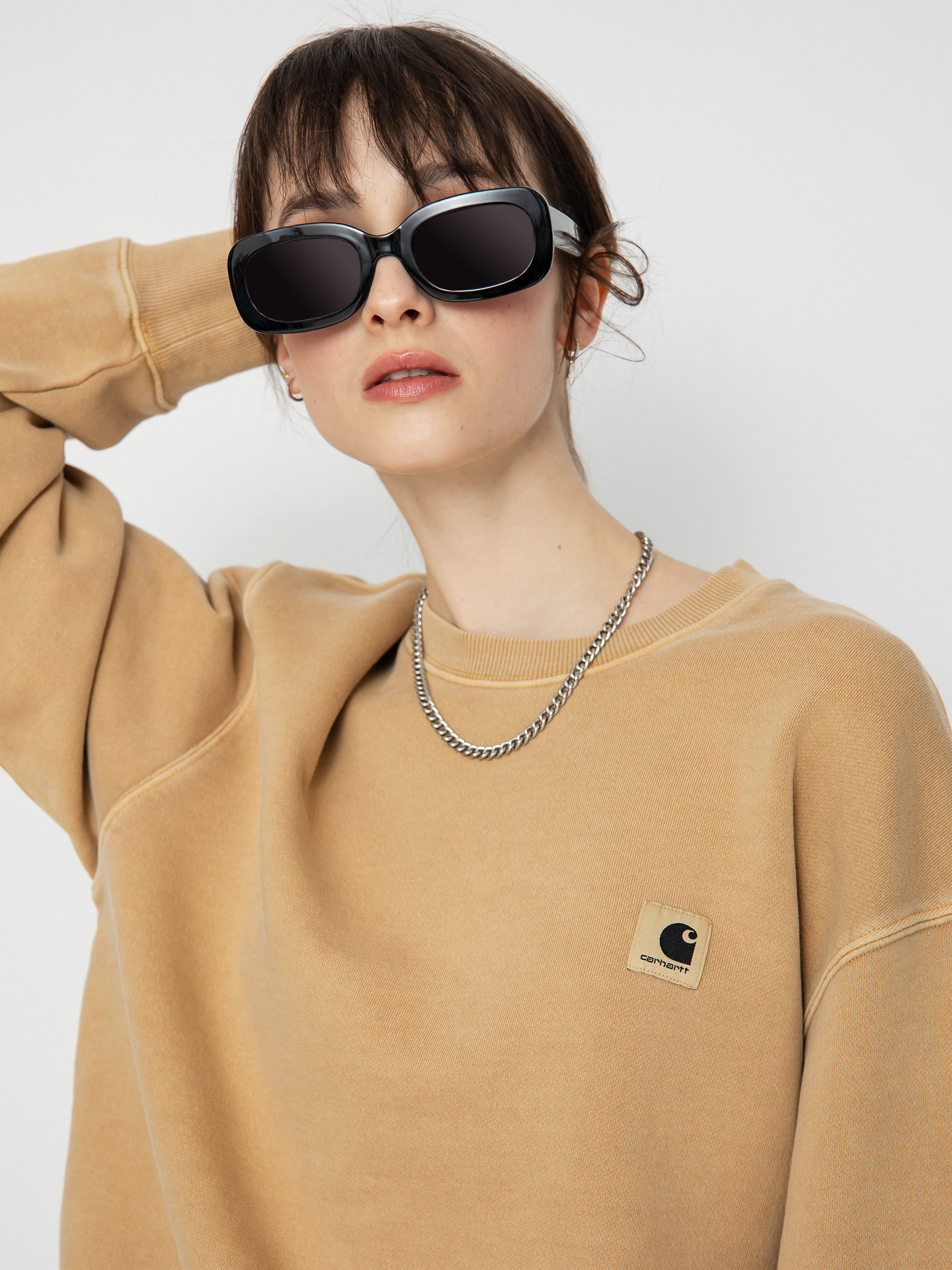 Carhartt WIP Nelson Pulóver Wmn (dusty h brown)