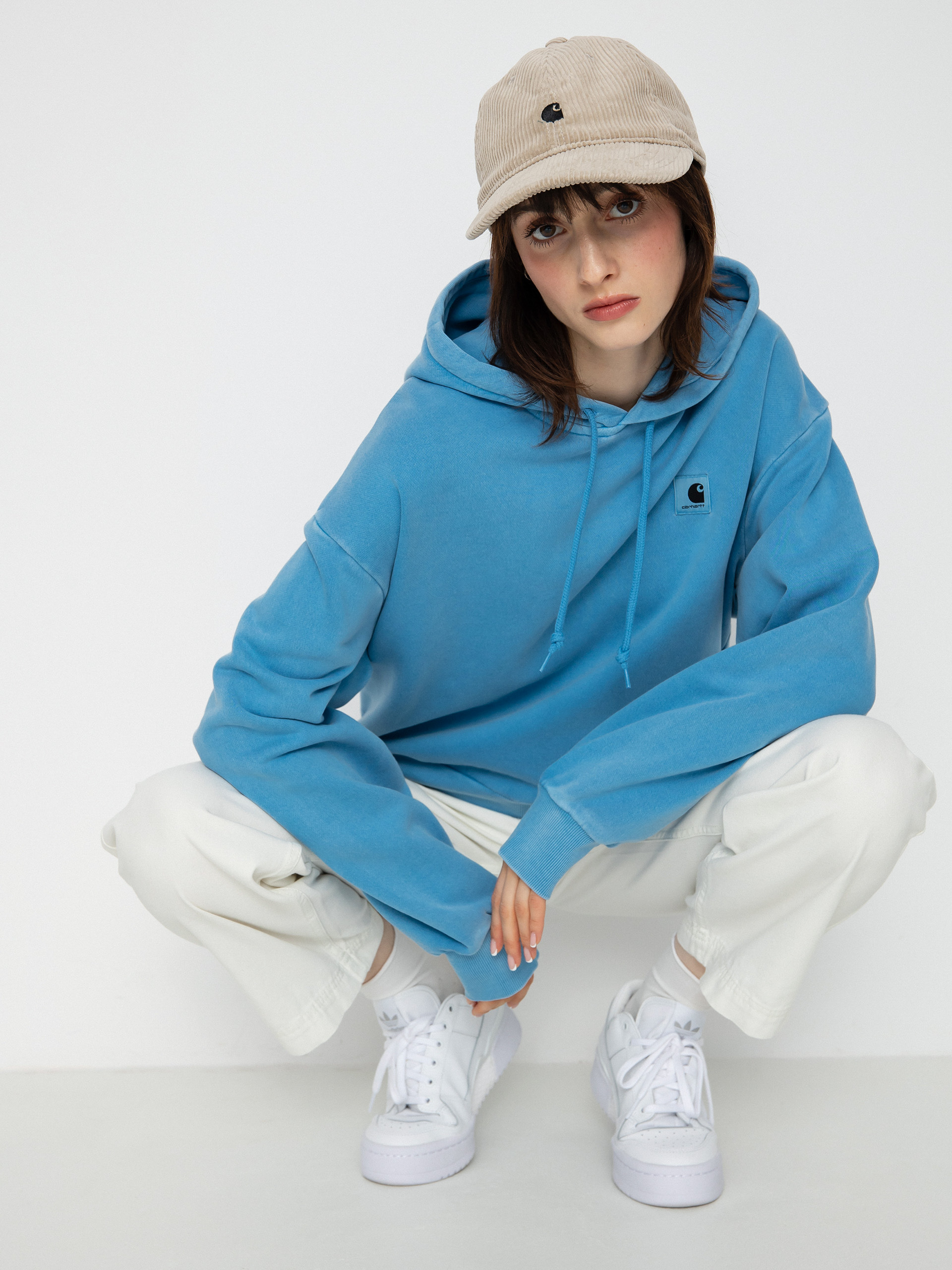 Carhartt WIP Nelson HD Kapucnis pulóver Wmn (piscine)