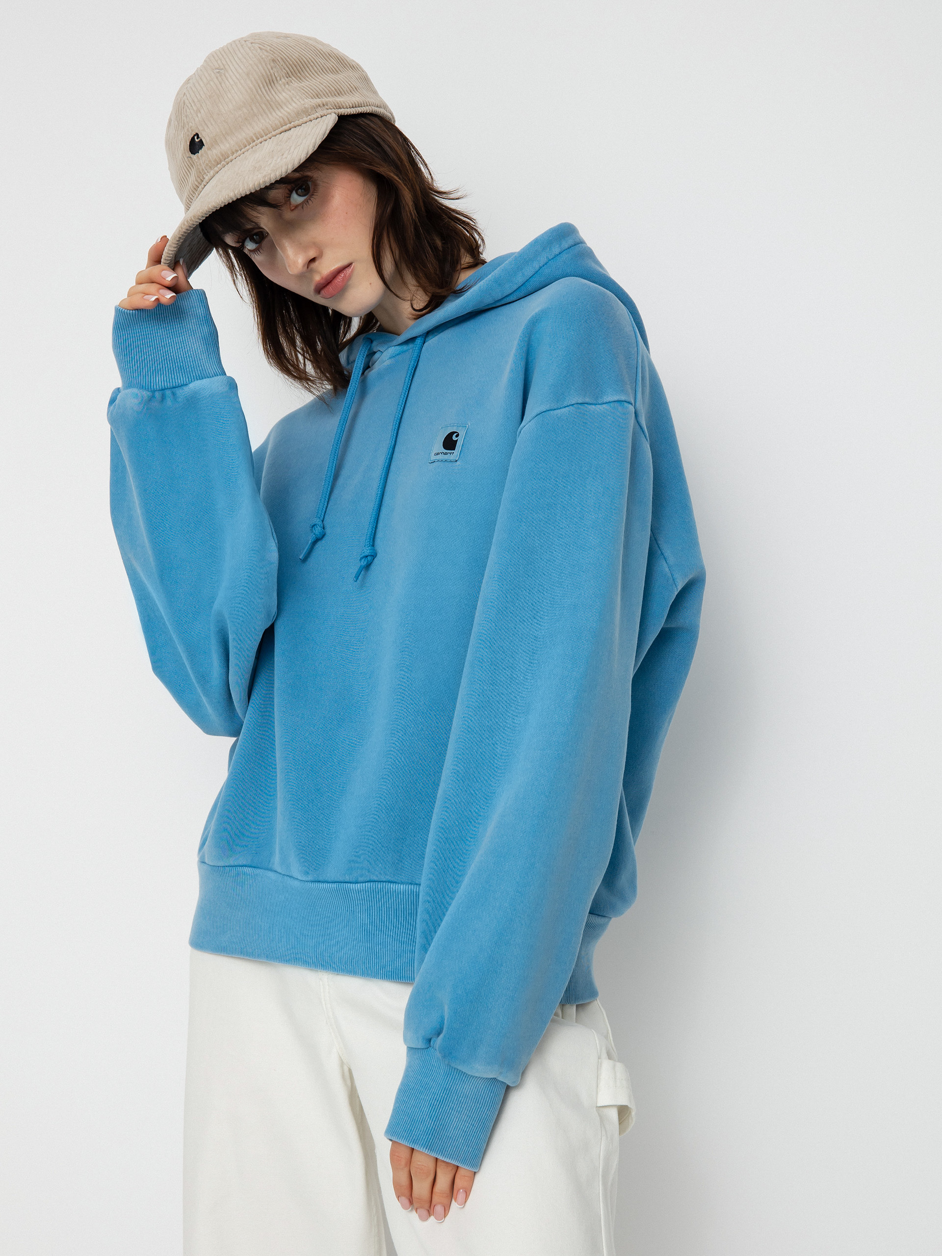 Carhartt WIP Nelson HD Kapucnis pulóver Wmn (piscine)