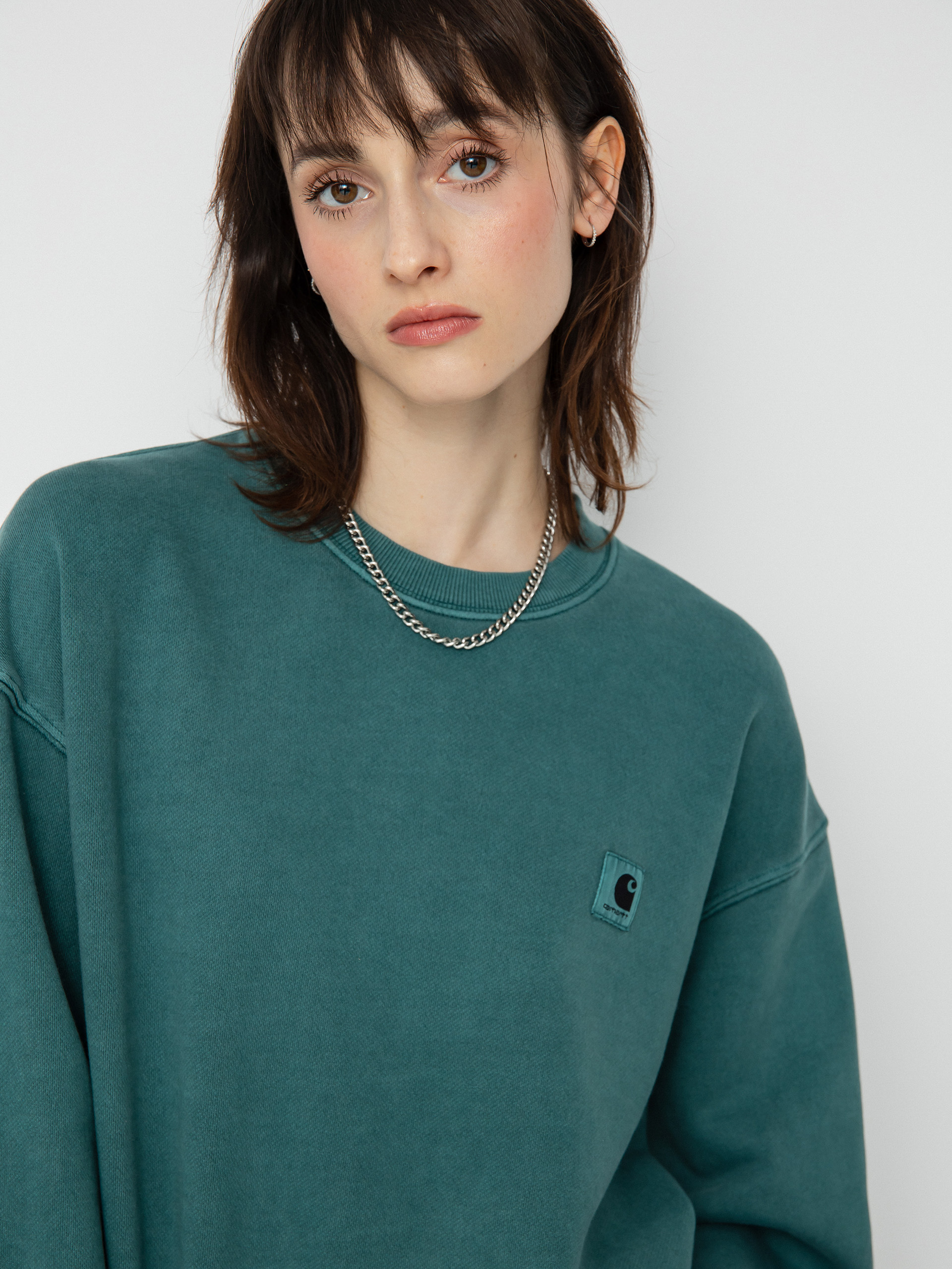 Carhartt WIP Nelson Pulóver Wmn (botanic)