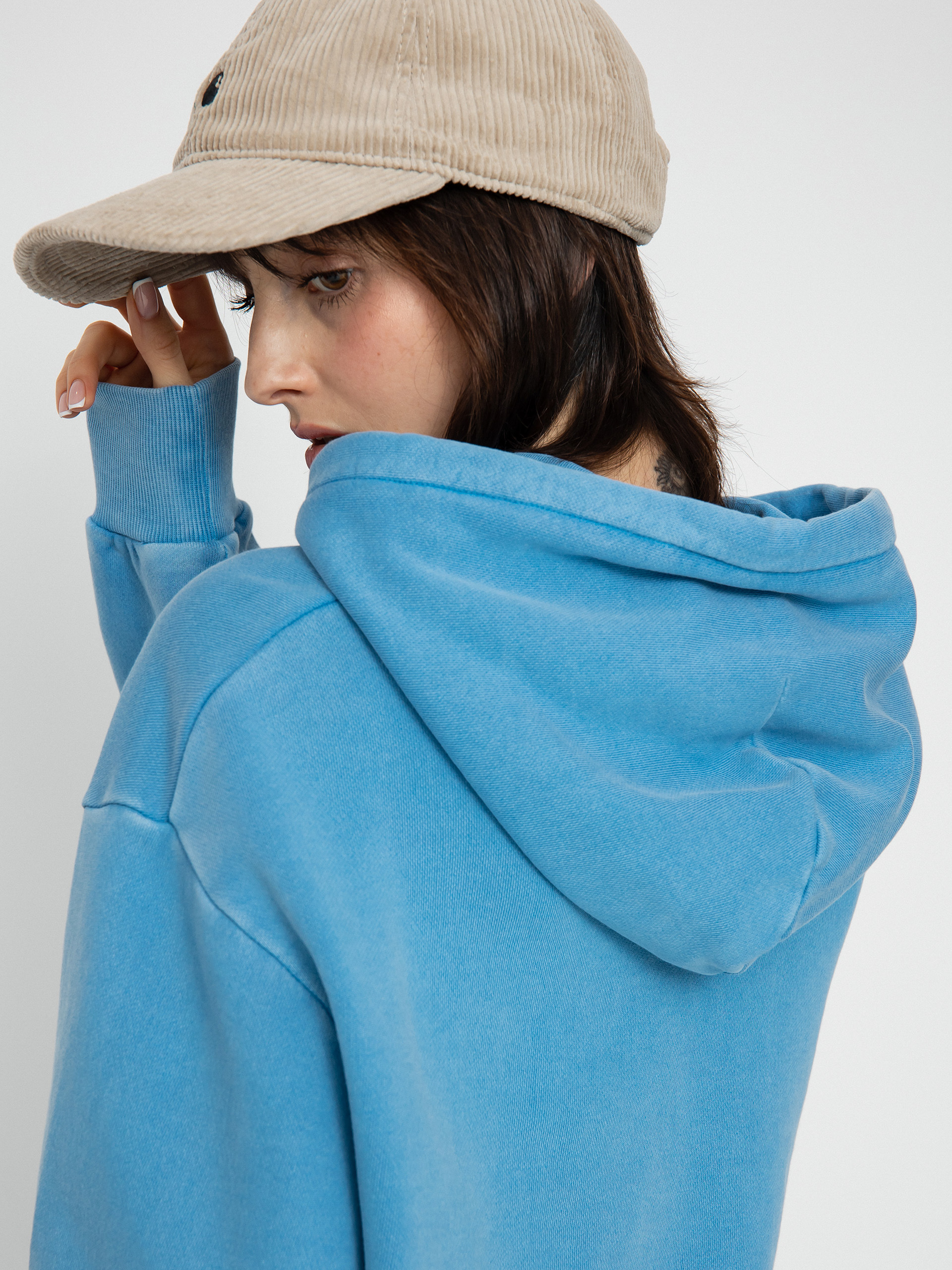 Carhartt WIP Nelson HD Kapucnis pulóver Wmn (piscine)