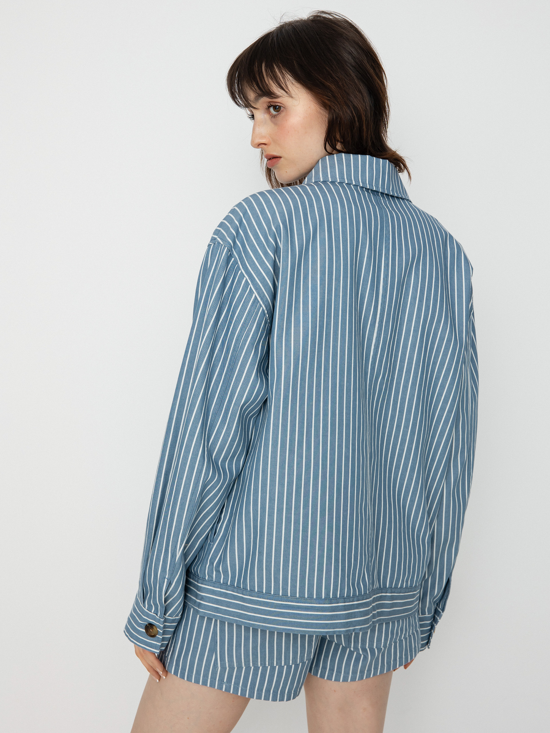 Brixton Stark Trucker Dzseki Wmn (blue heaven)