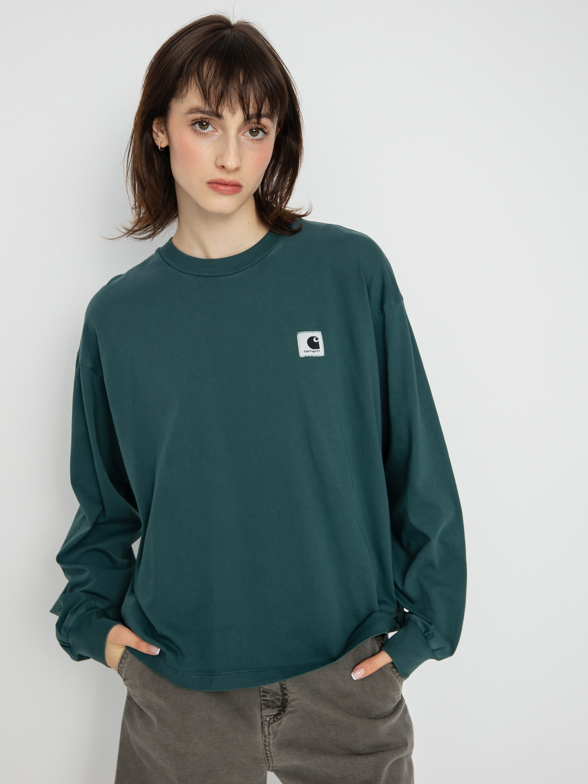 Carhartt WIP Nelson Hosszú ujjú felső Wmn (botanic)