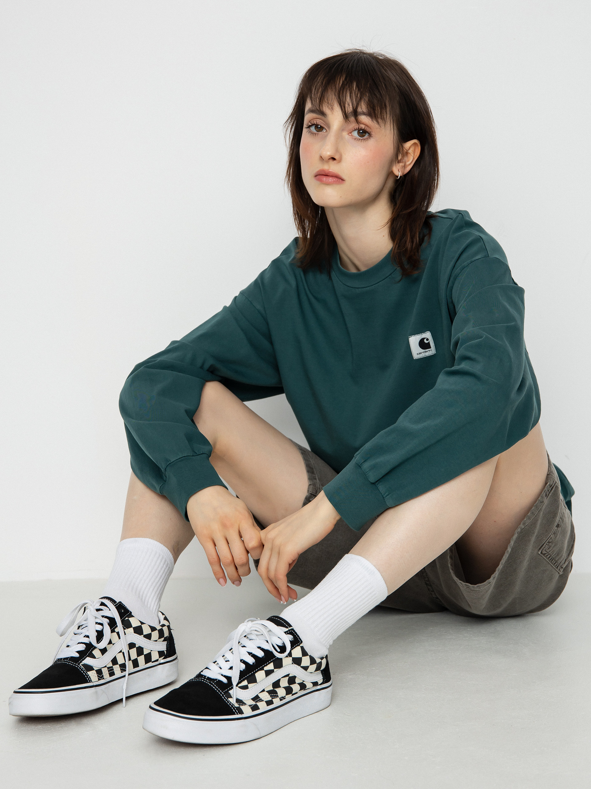 Carhartt WIP Nelson Hosszú ujjú felső Wmn (botanic)