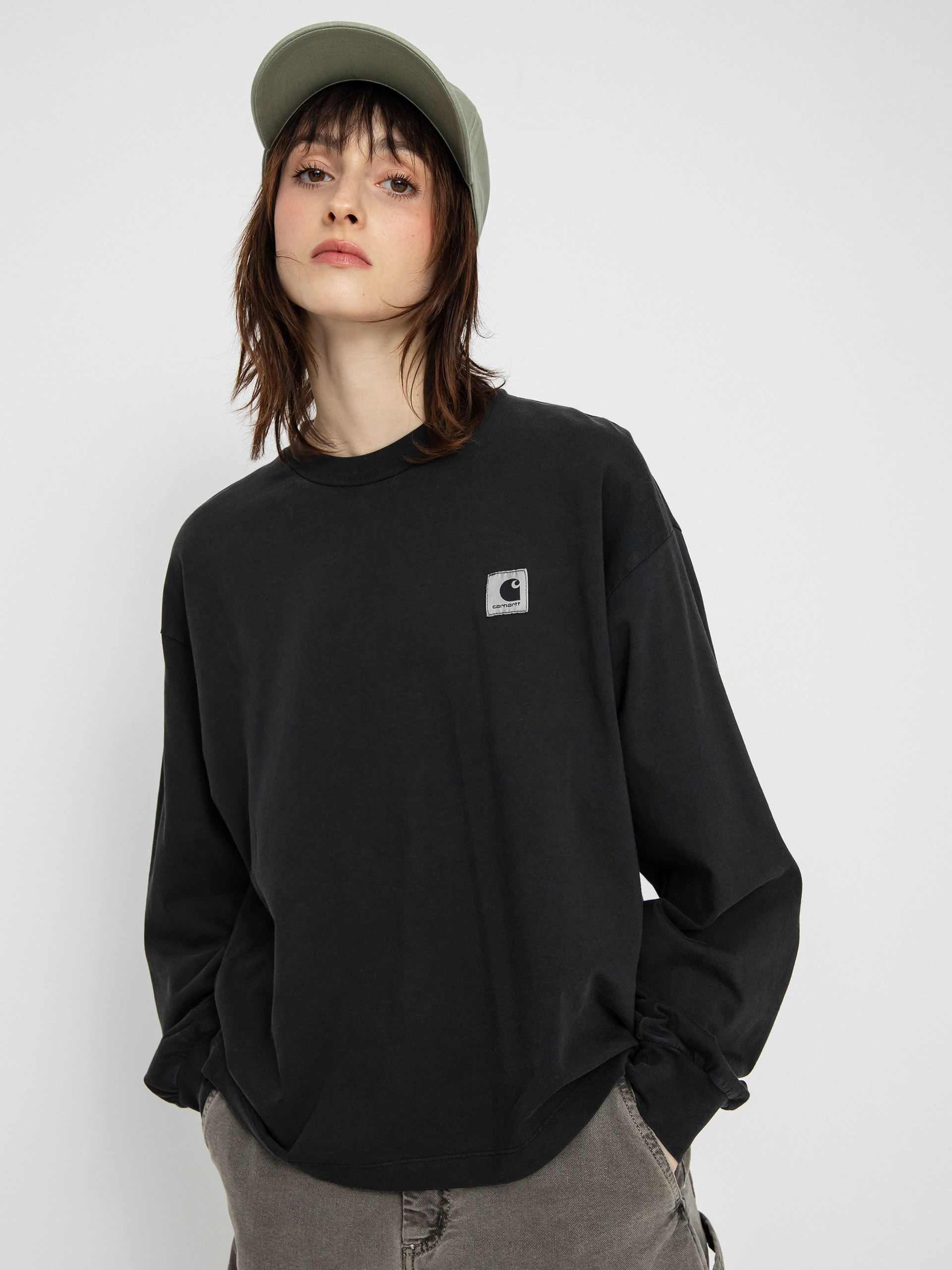 Carhartt WIP Nelson Hosszú ujjú felső Wmn (black)