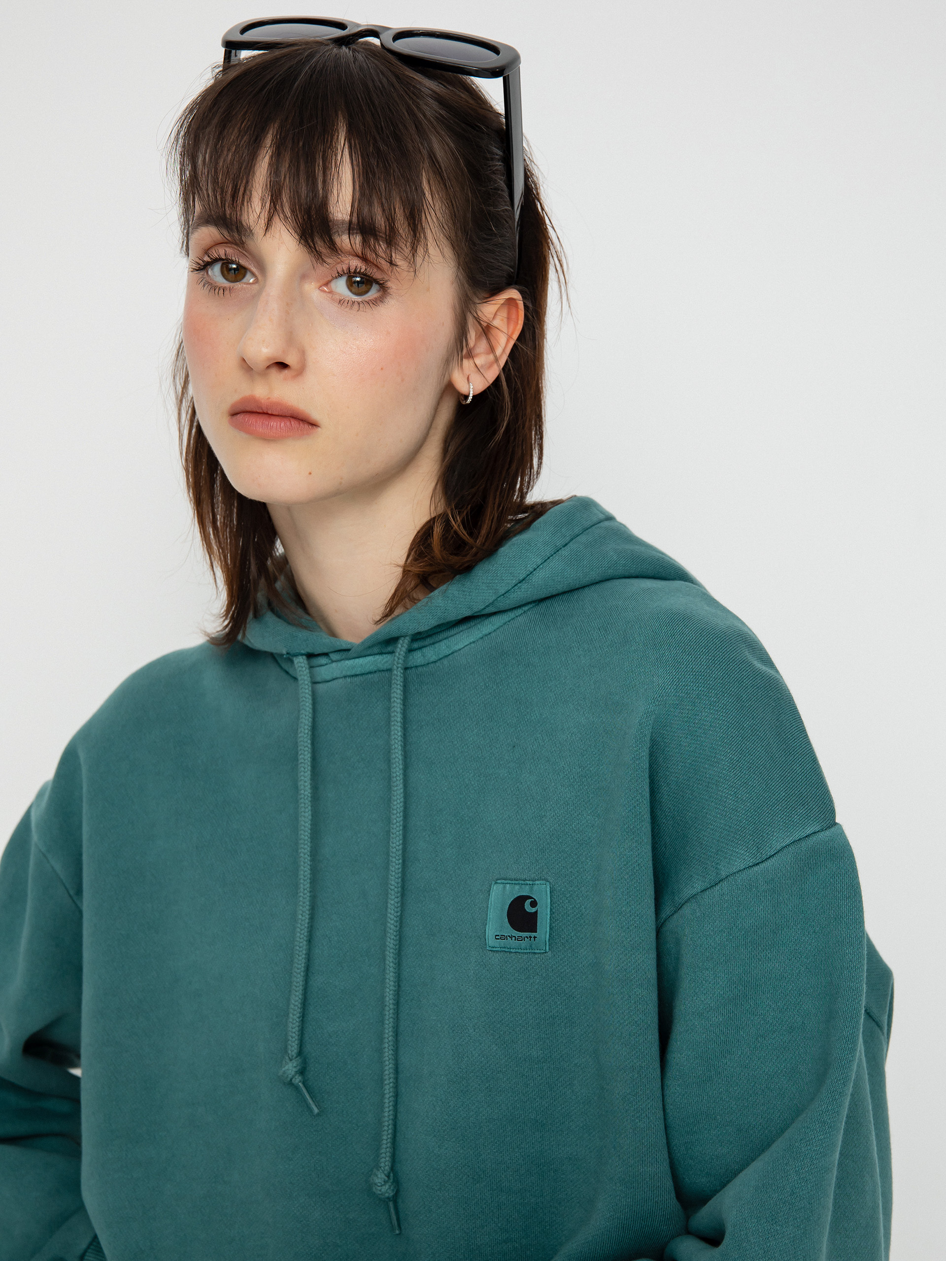 Carhartt WIP Nelson HD Kapucnis pulóver Wmn (botanic)