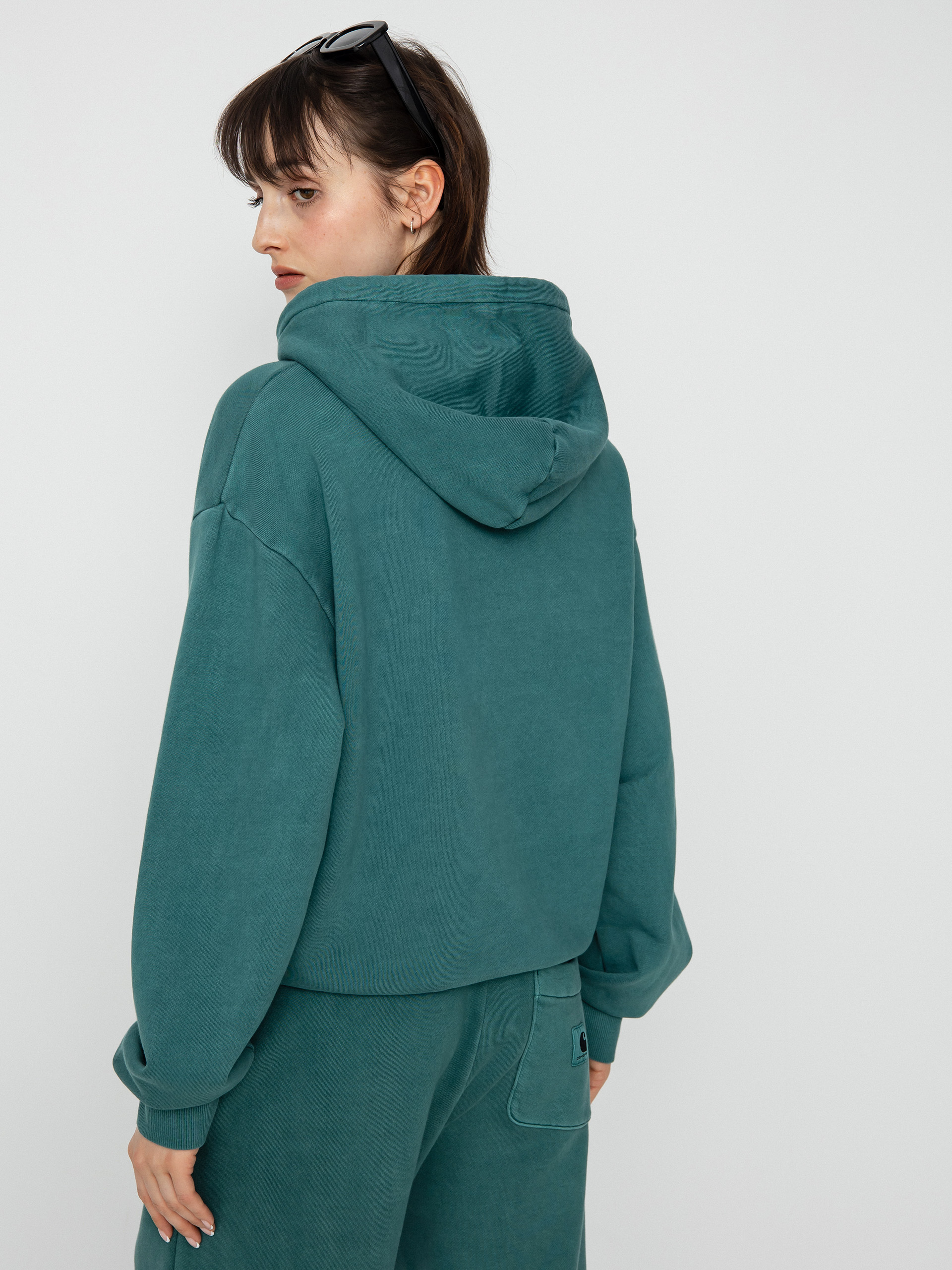 Carhartt WIP Nelson HD Kapucnis pulóver Wmn (botanic)