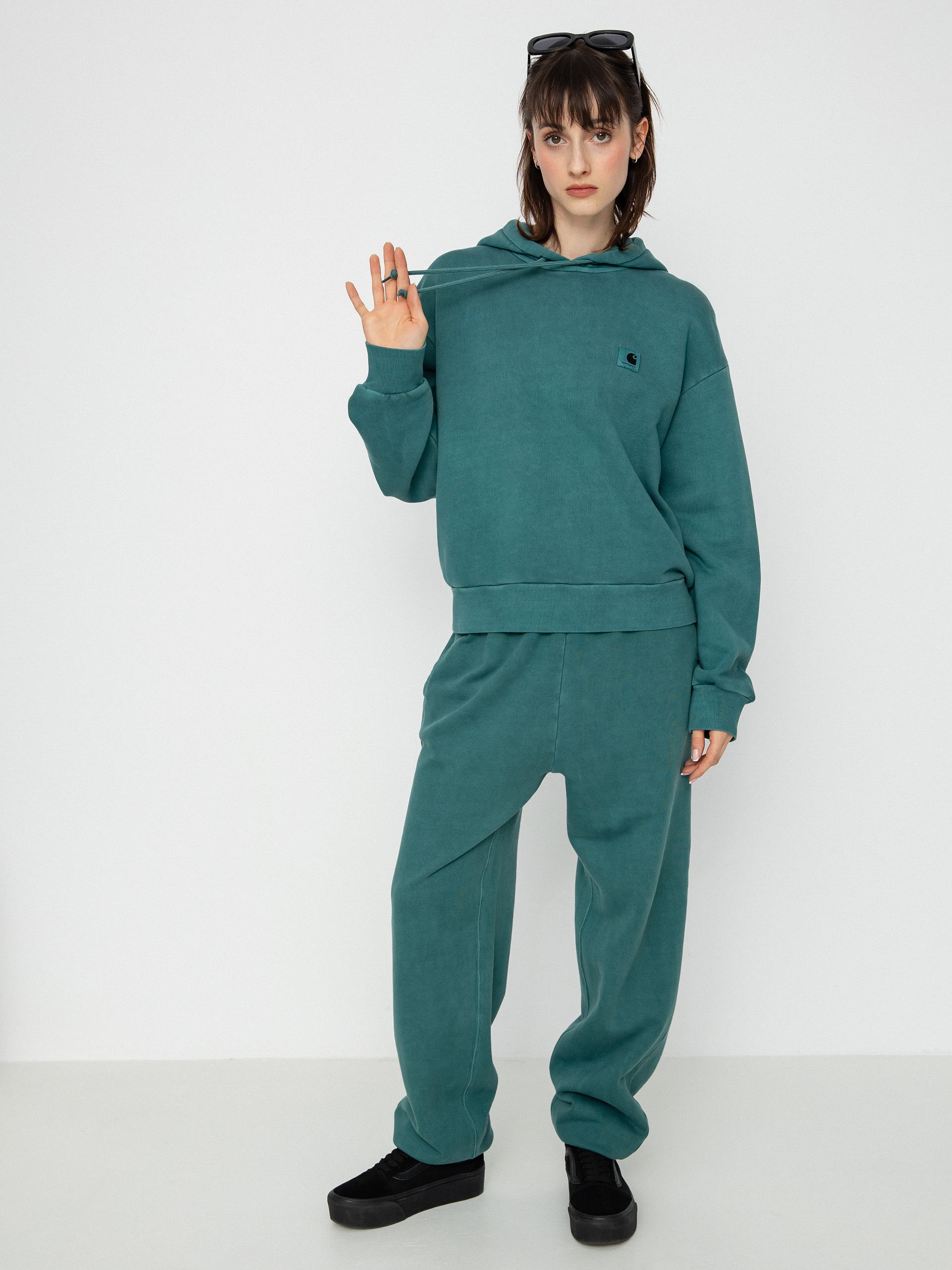 Carhartt WIP Nelson HD Kapucnis pulóver Wmn (botanic)