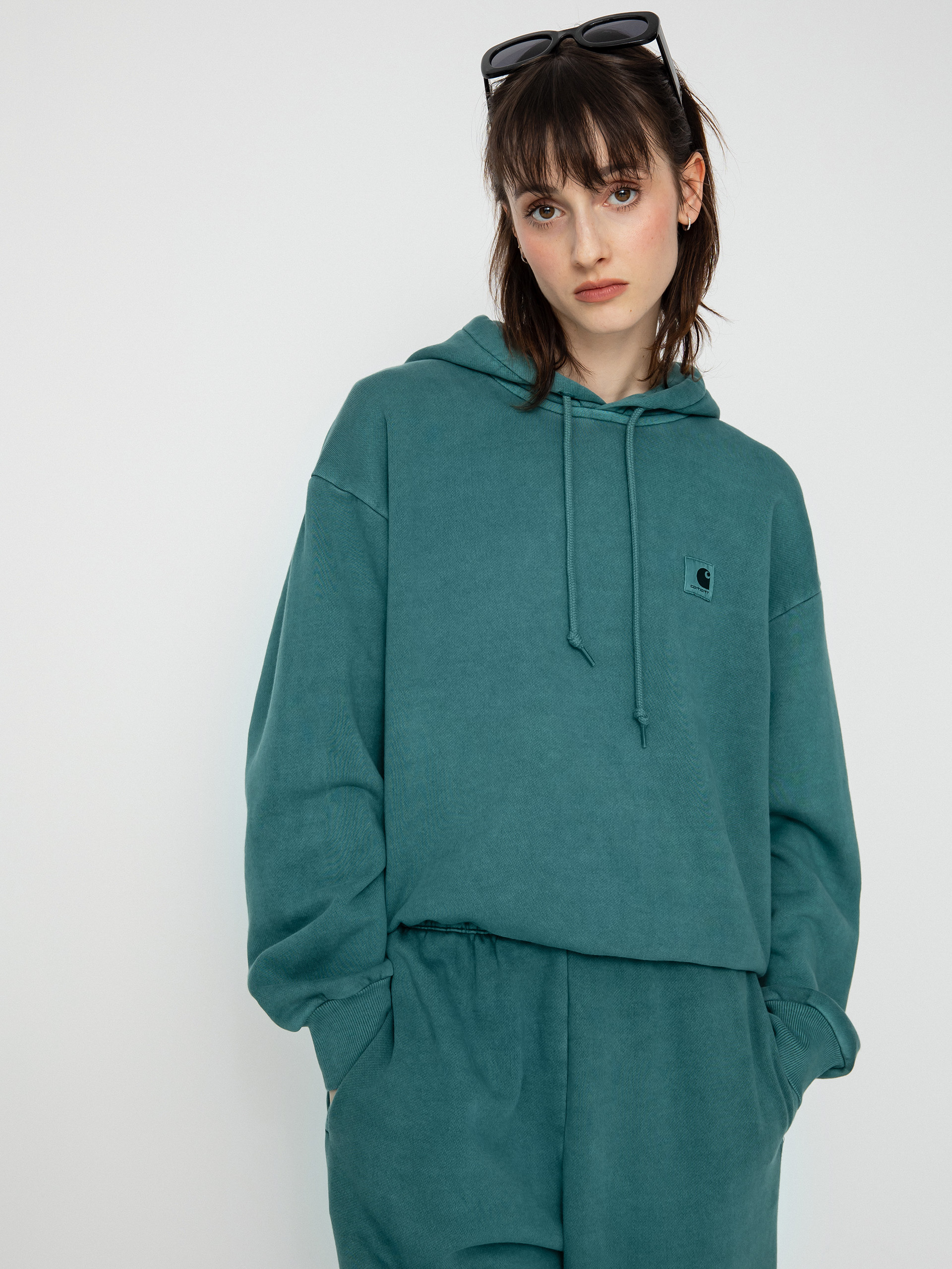 Carhartt WIP Nelson HD Kapucnis pulóver Wmn (botanic)