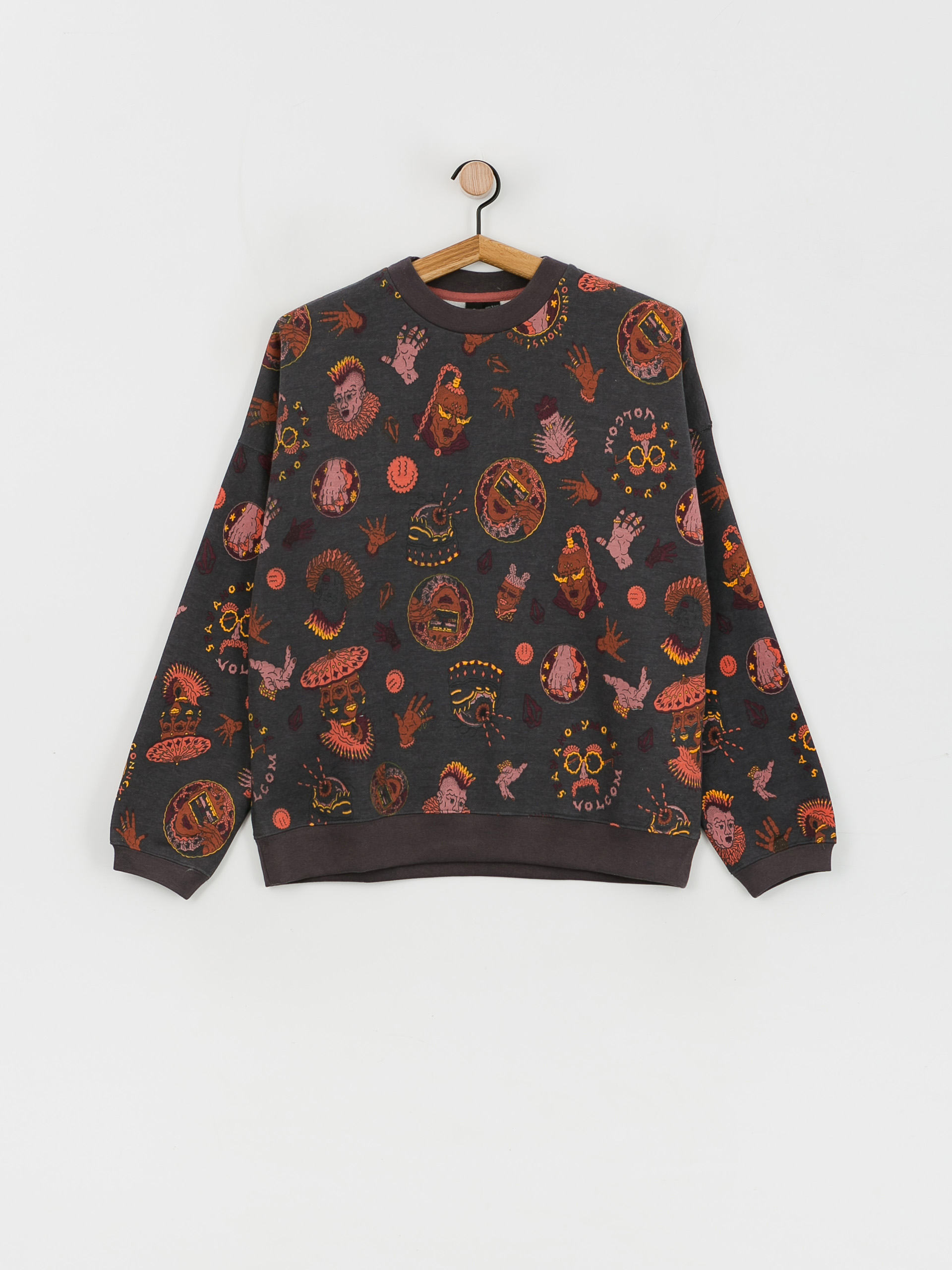 Volcom Connected Minds Pulóver Wmn (black)