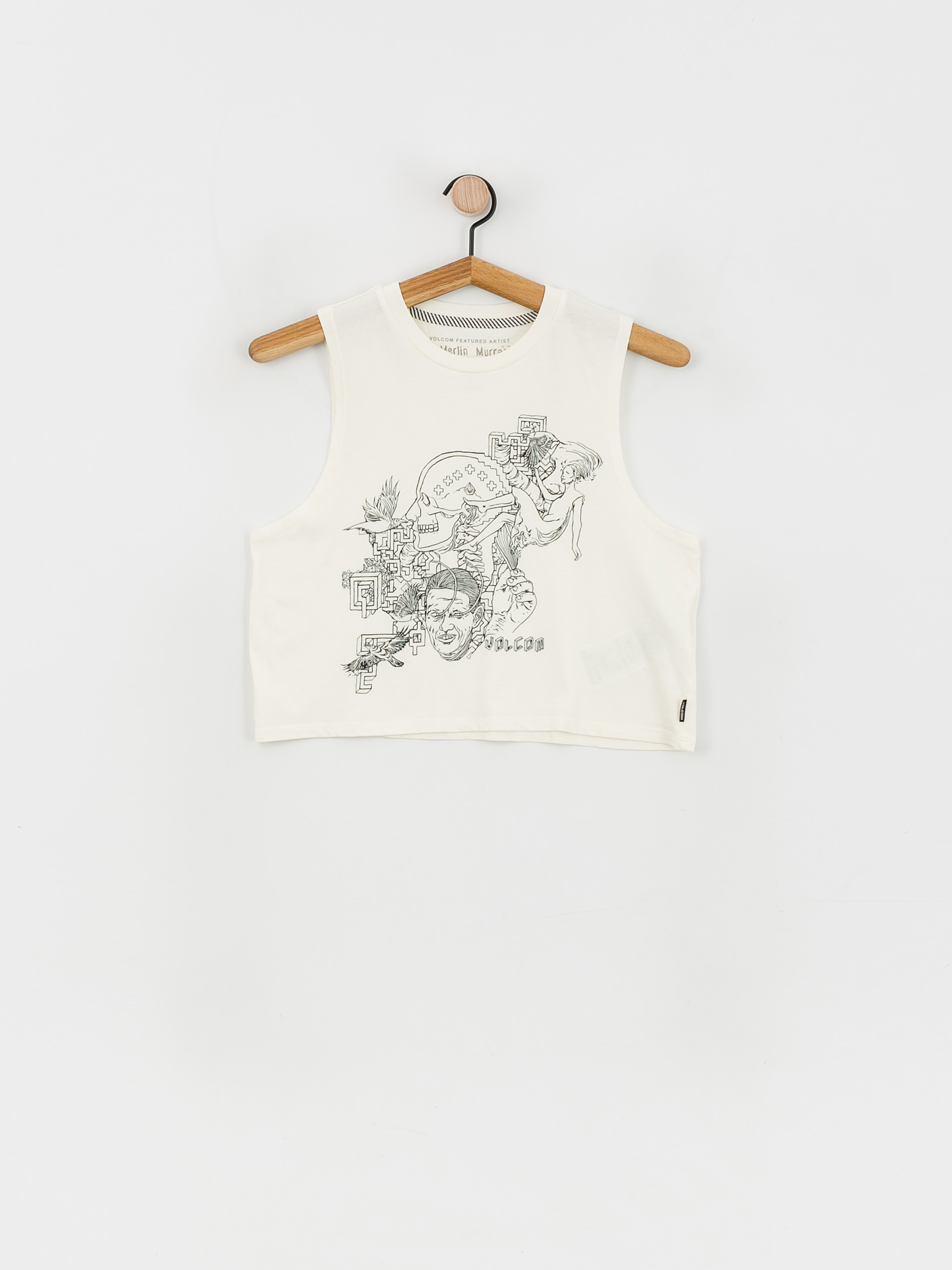 Volcom Fa Ed Merlin Murray póló Wmn (star white)