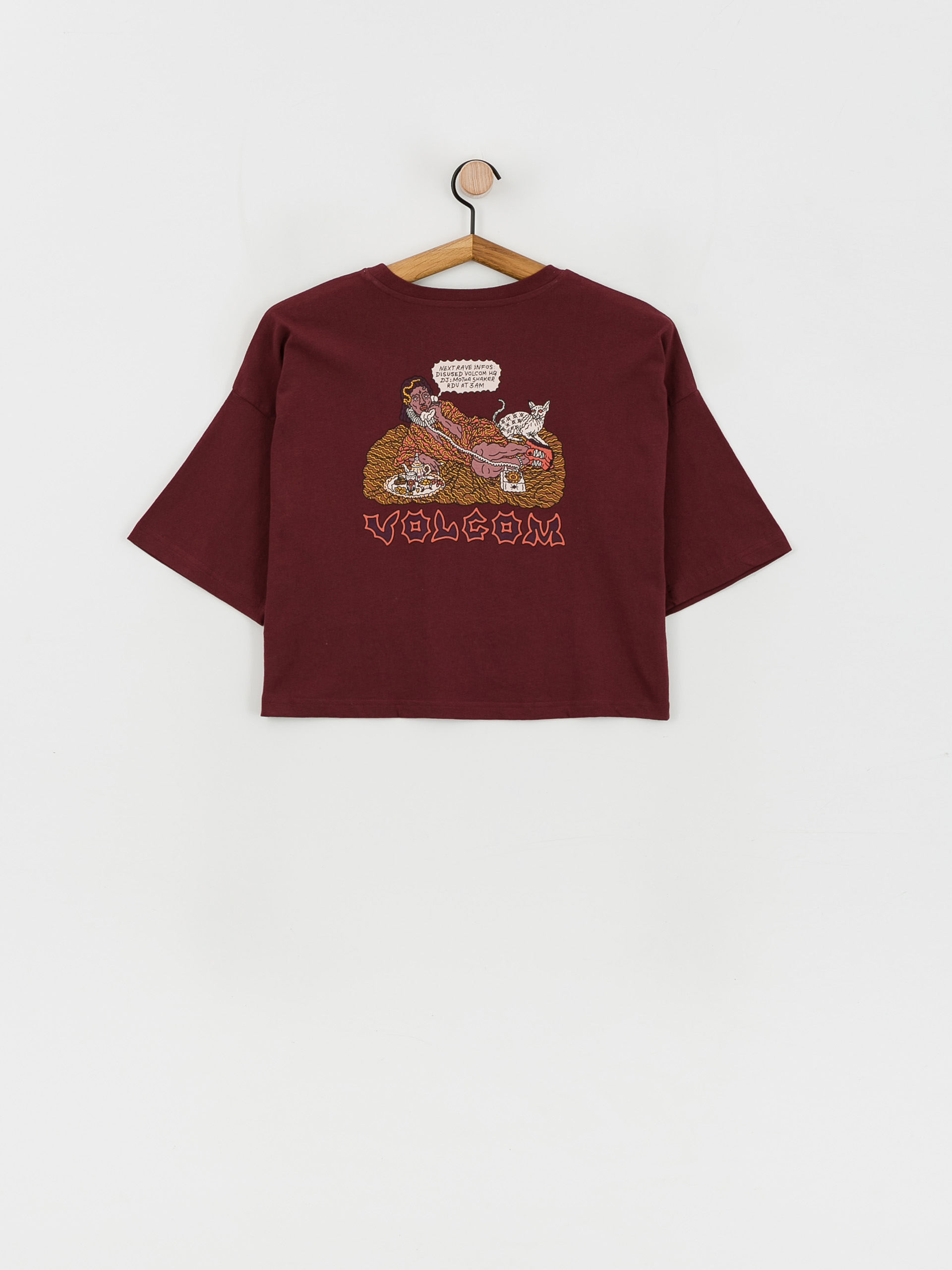 Volcom Drumstone póló Wmn (burgundy)