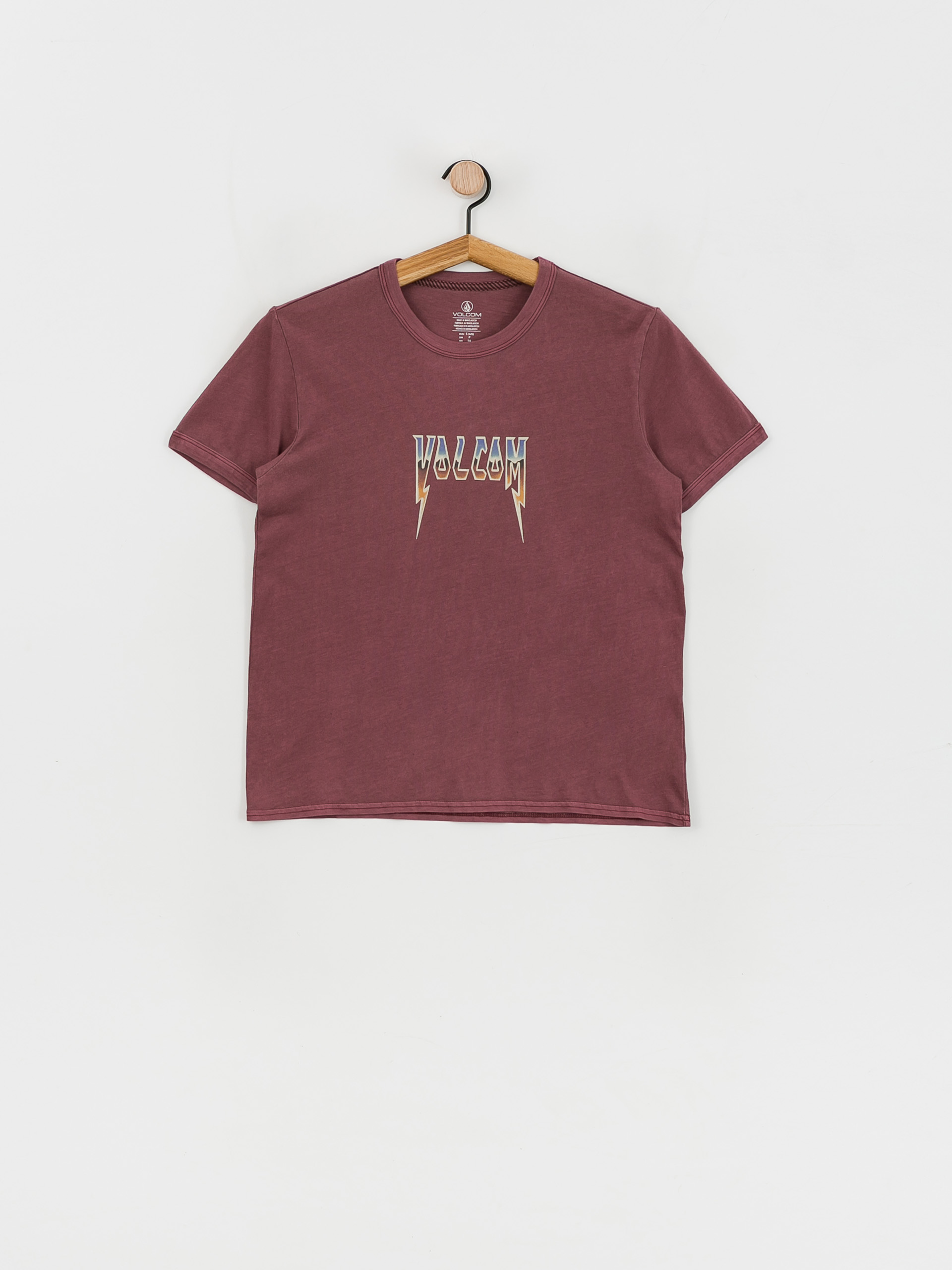 Volcom Truly Ringer póló Wmn (burgundy)