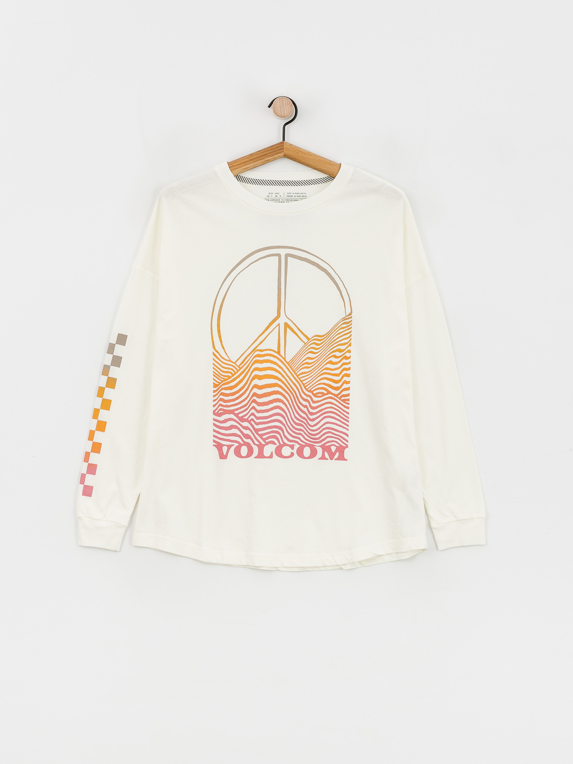 Volcom Werking Doubles Hosszú ujjú felső Wmn (star white)
