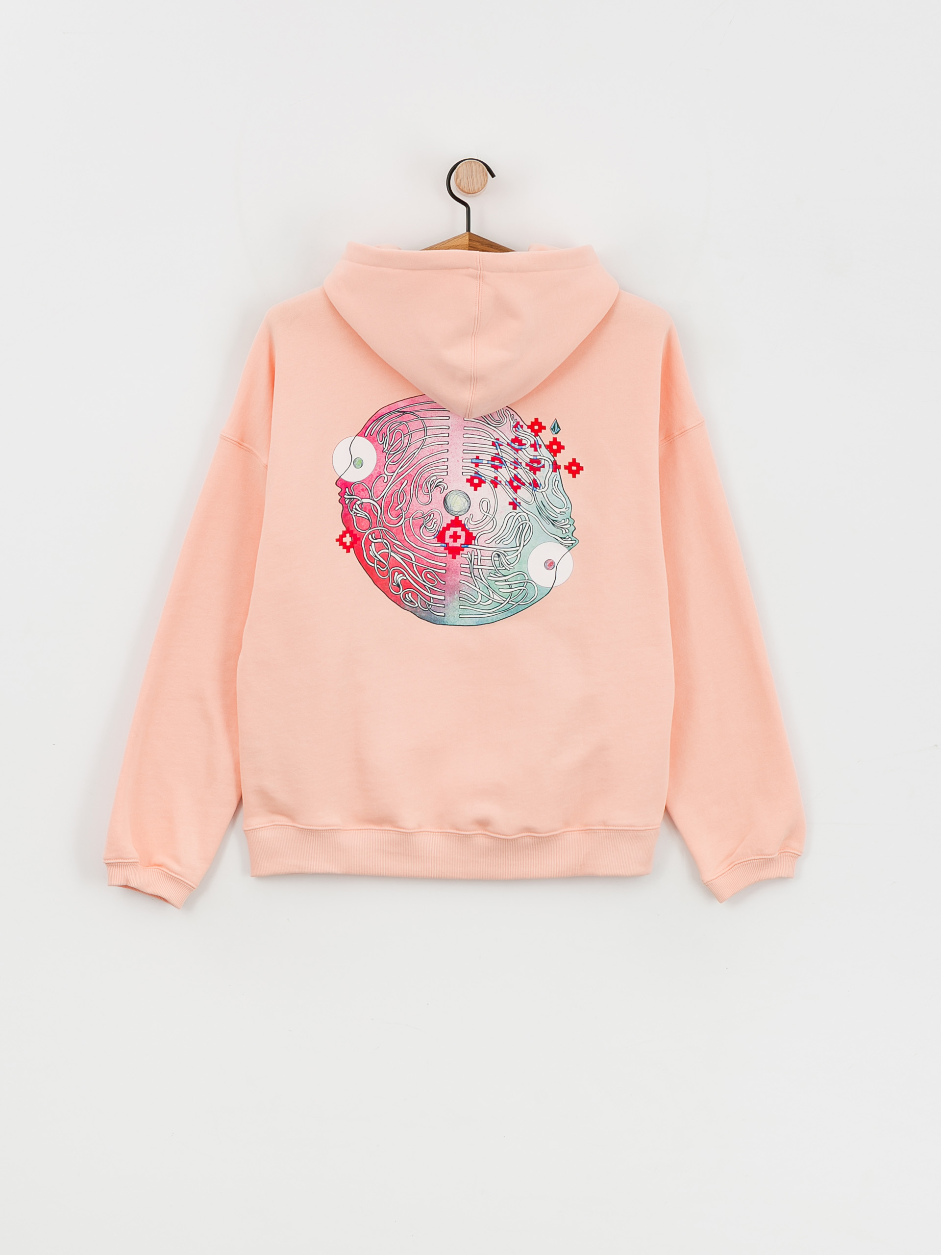 Volcom Fa Ed Merlin Murray HD Kapucnis pulóver Wmn (melon)