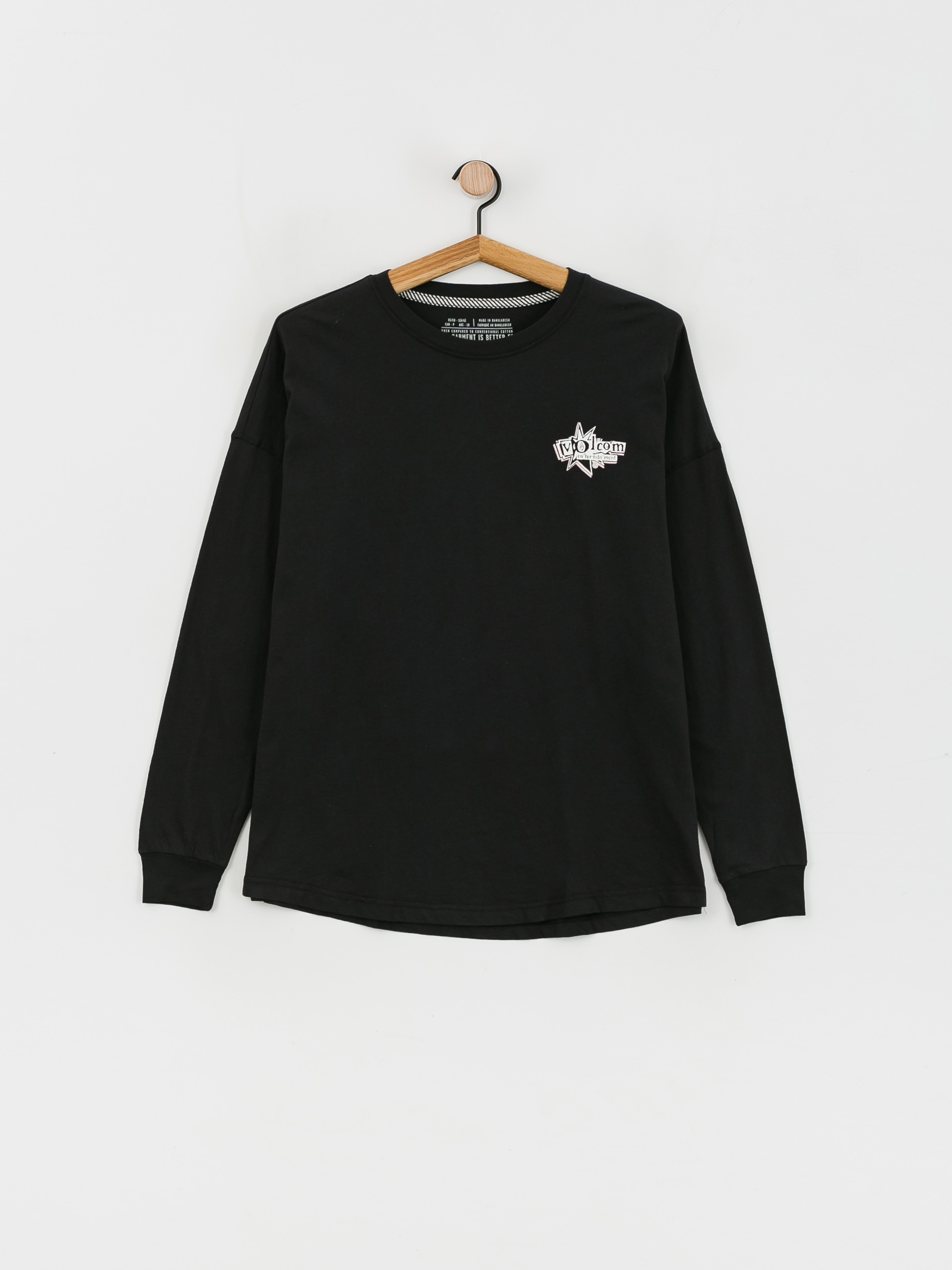 Volcom Werking Doubles Hosszú ujjú felső Wmn (black)