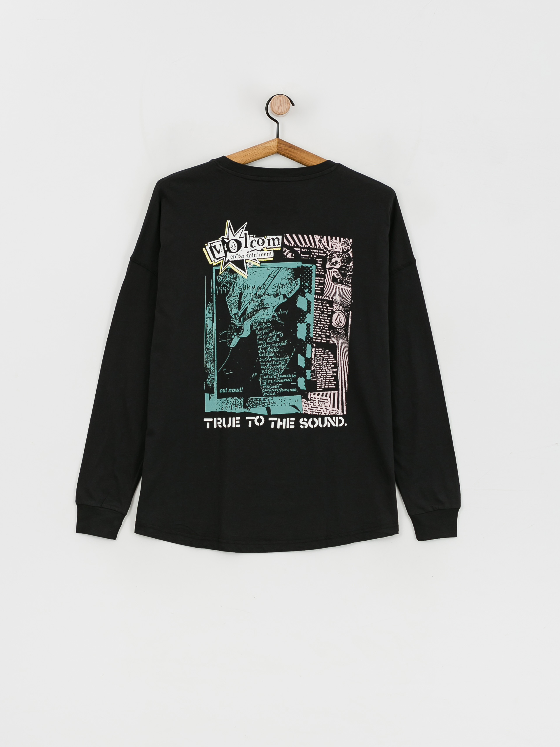 Volcom Werking Doubles Hosszú ujjú felső Wmn (black)