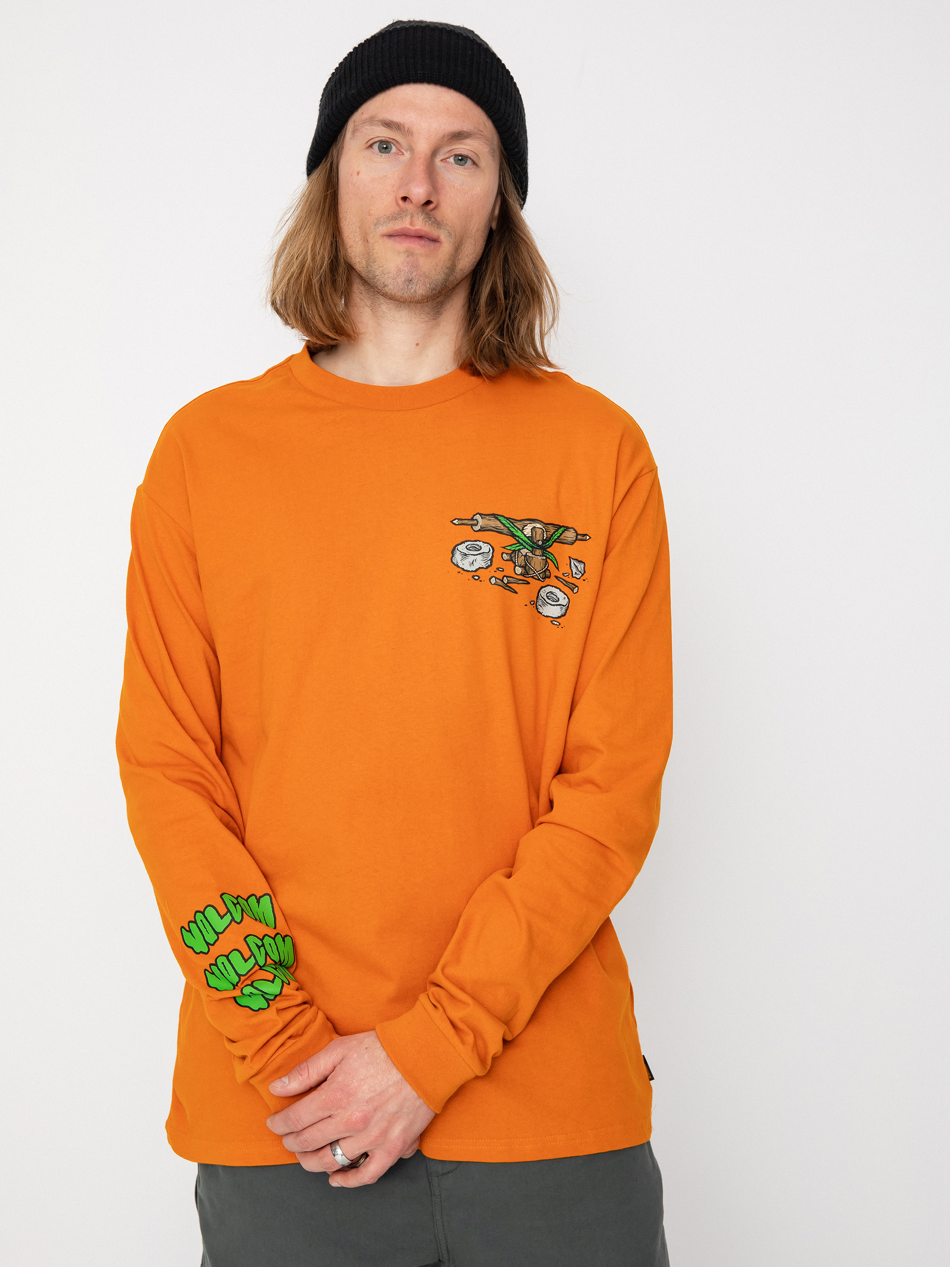 Volcom Fa Todd Bratrud Hosszú ujjú felső (saffron)