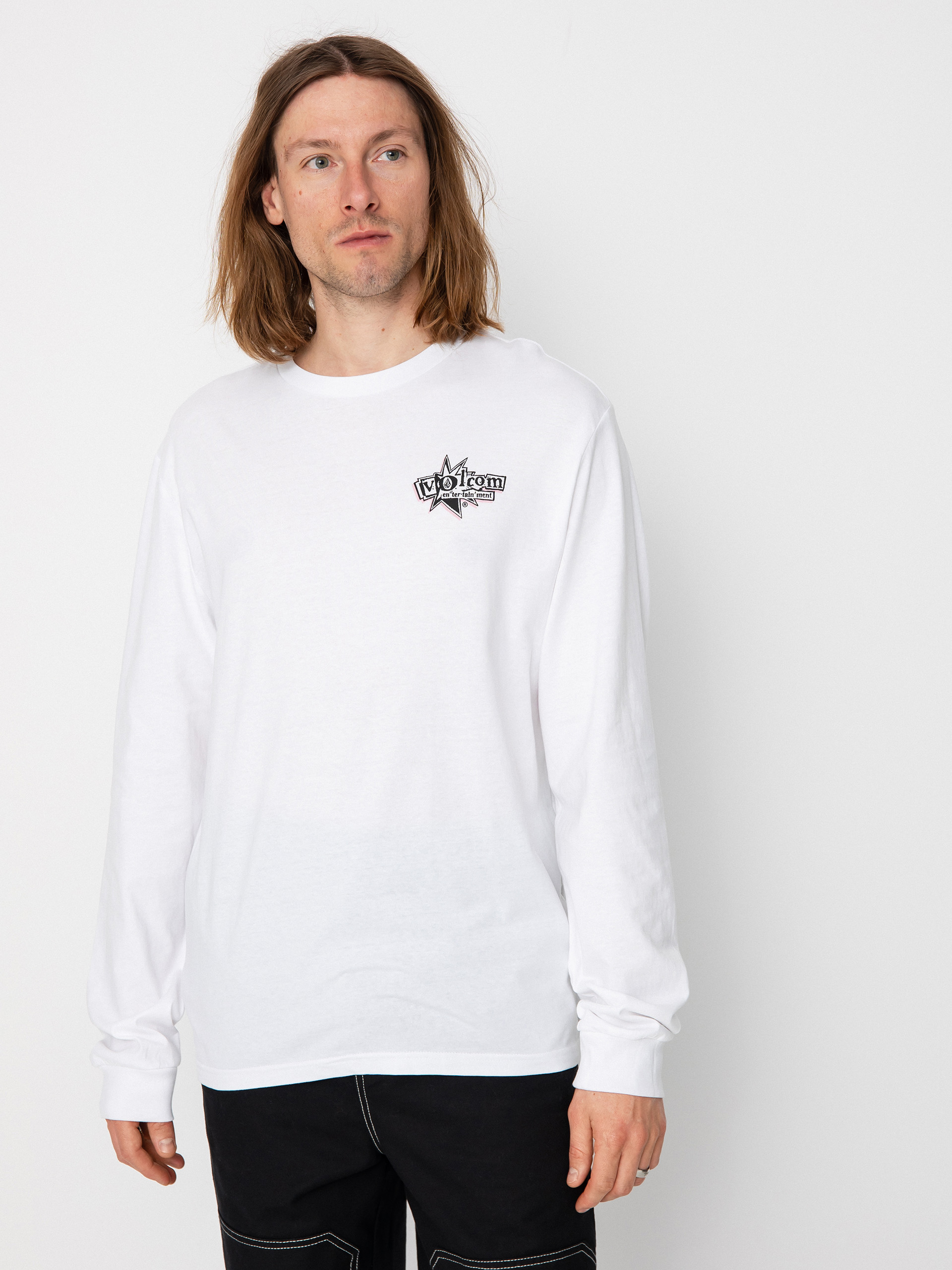 Volcom V Ent Lp Hosszú ujjú felső (white)