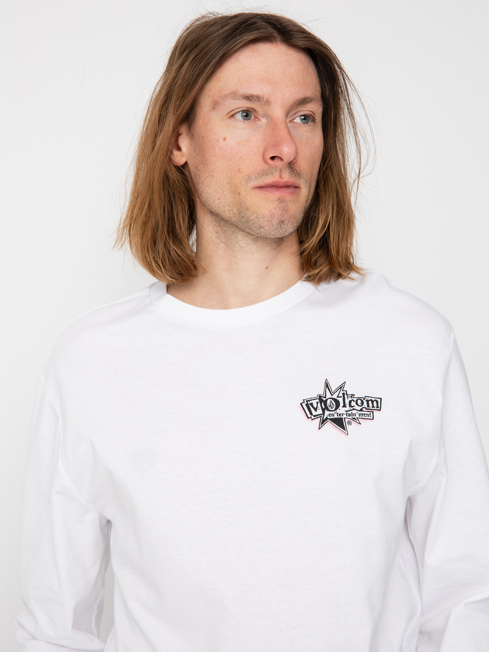 Volcom V Ent Lp Hosszú ujjú felső (white)