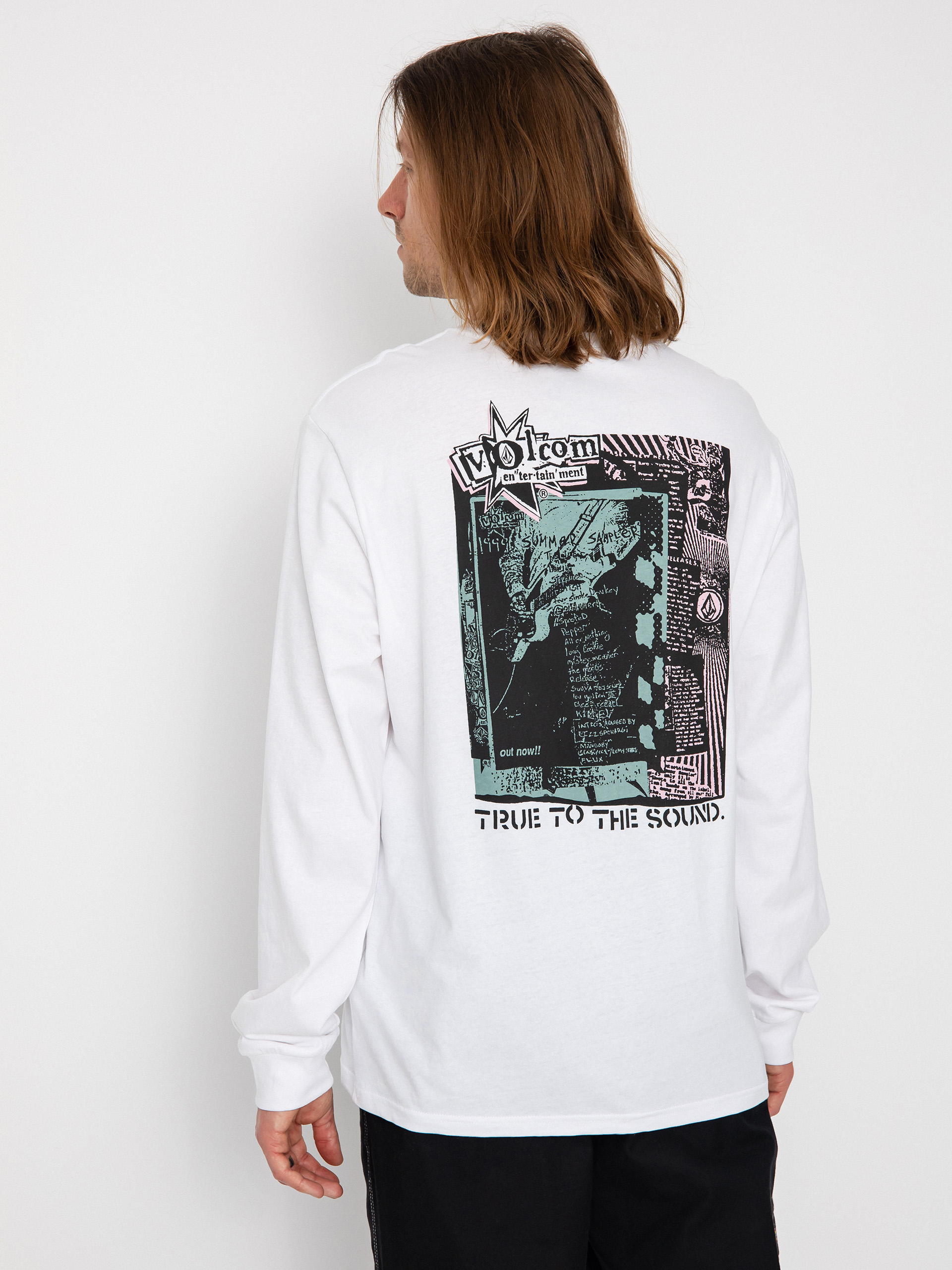 Volcom V Ent Lp Hosszú ujjú felső (white)