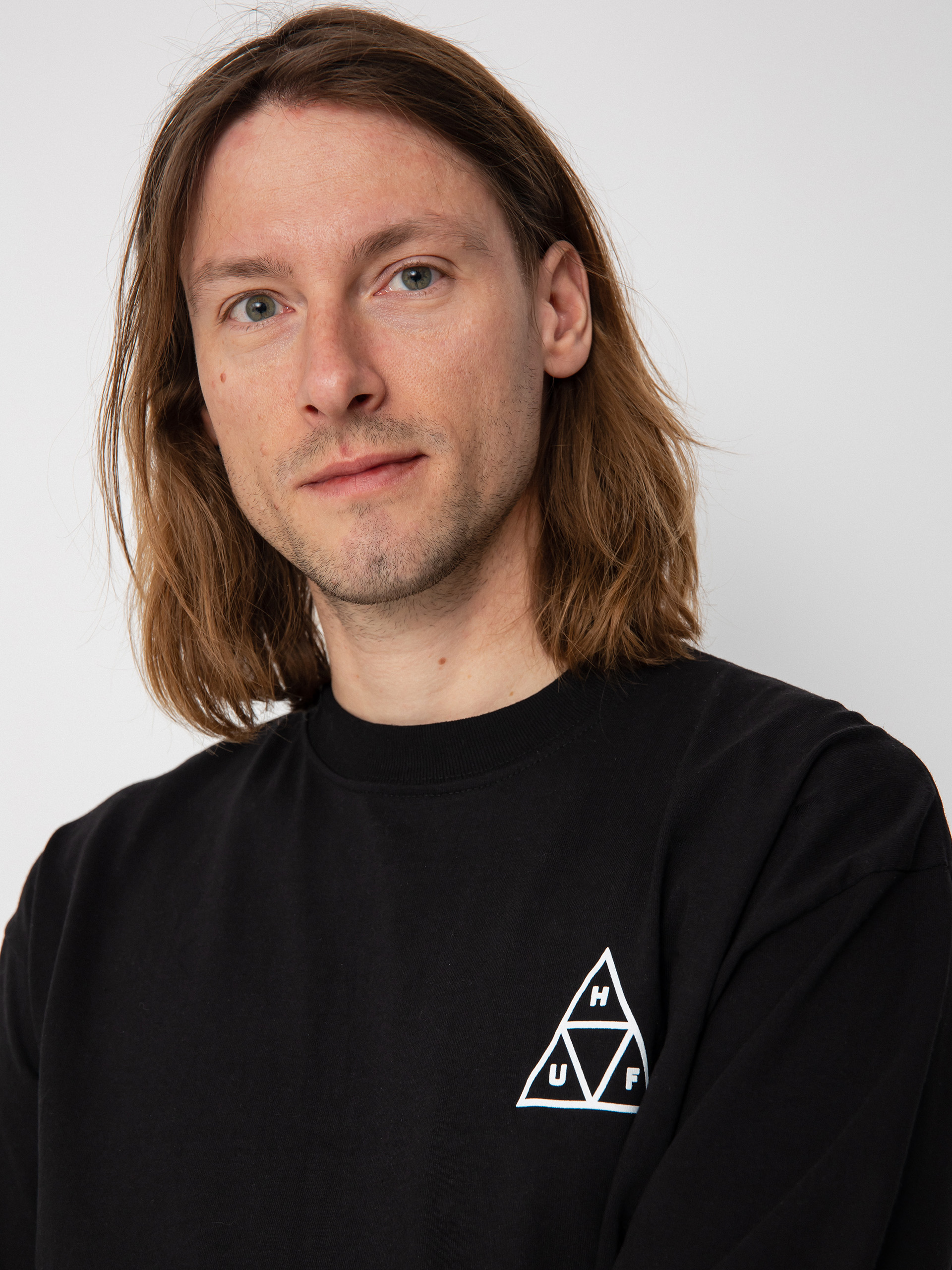 HUF Triple Triangle Hosszú ujjú felső (black)