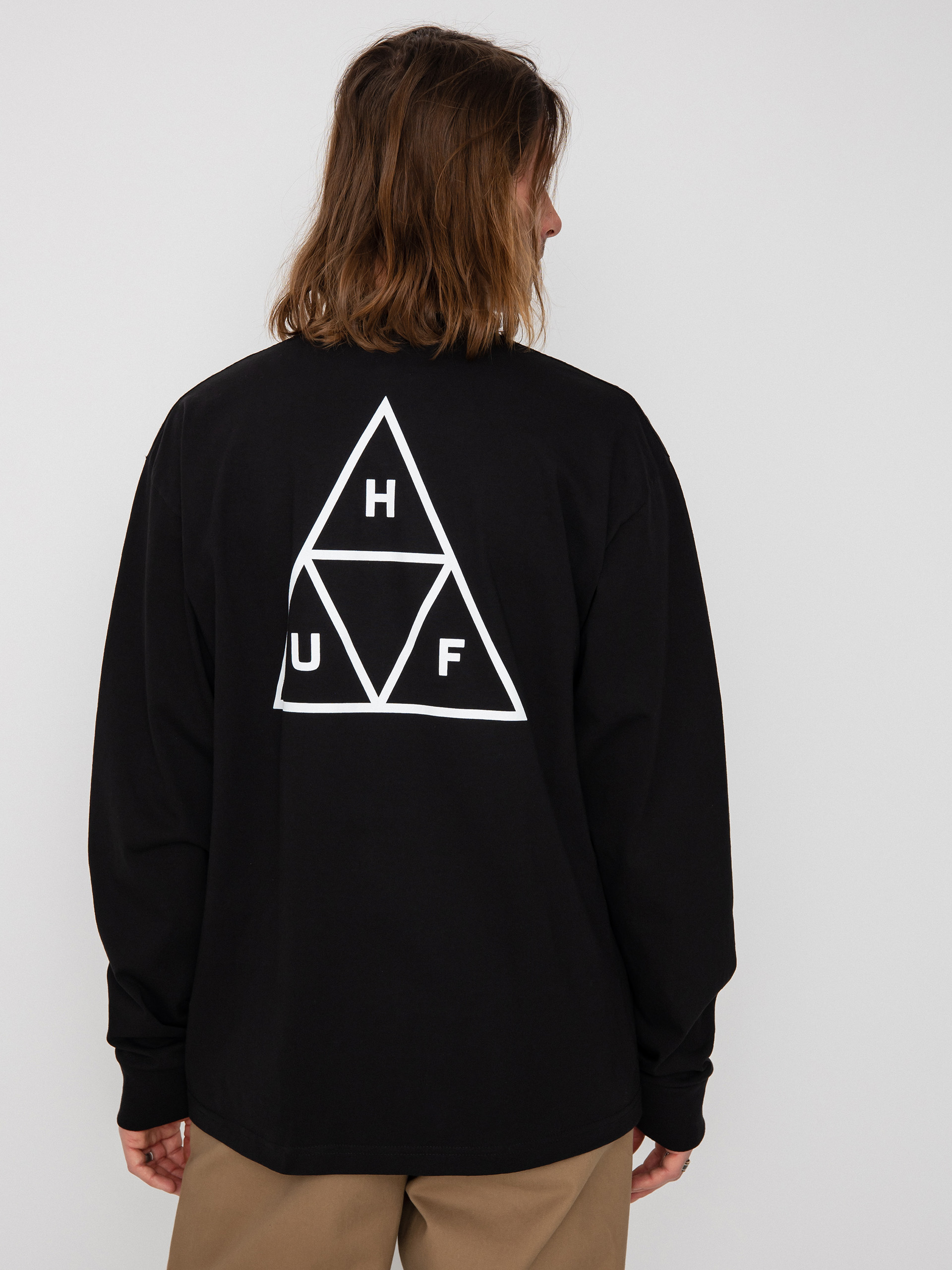 HUF Triple Triangle Hosszú ujjú felső (black)