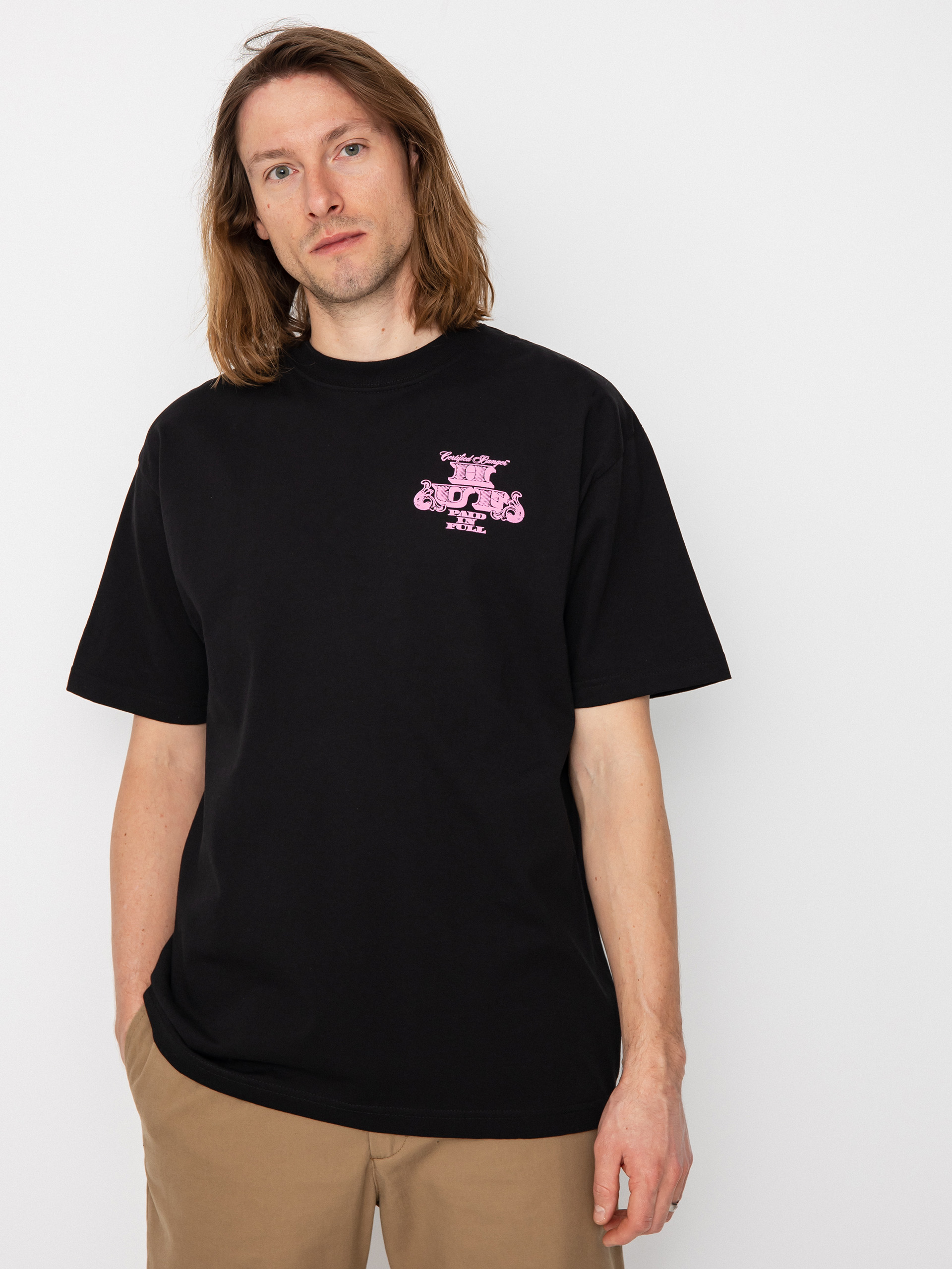 HUF Paid In Full póló (black)