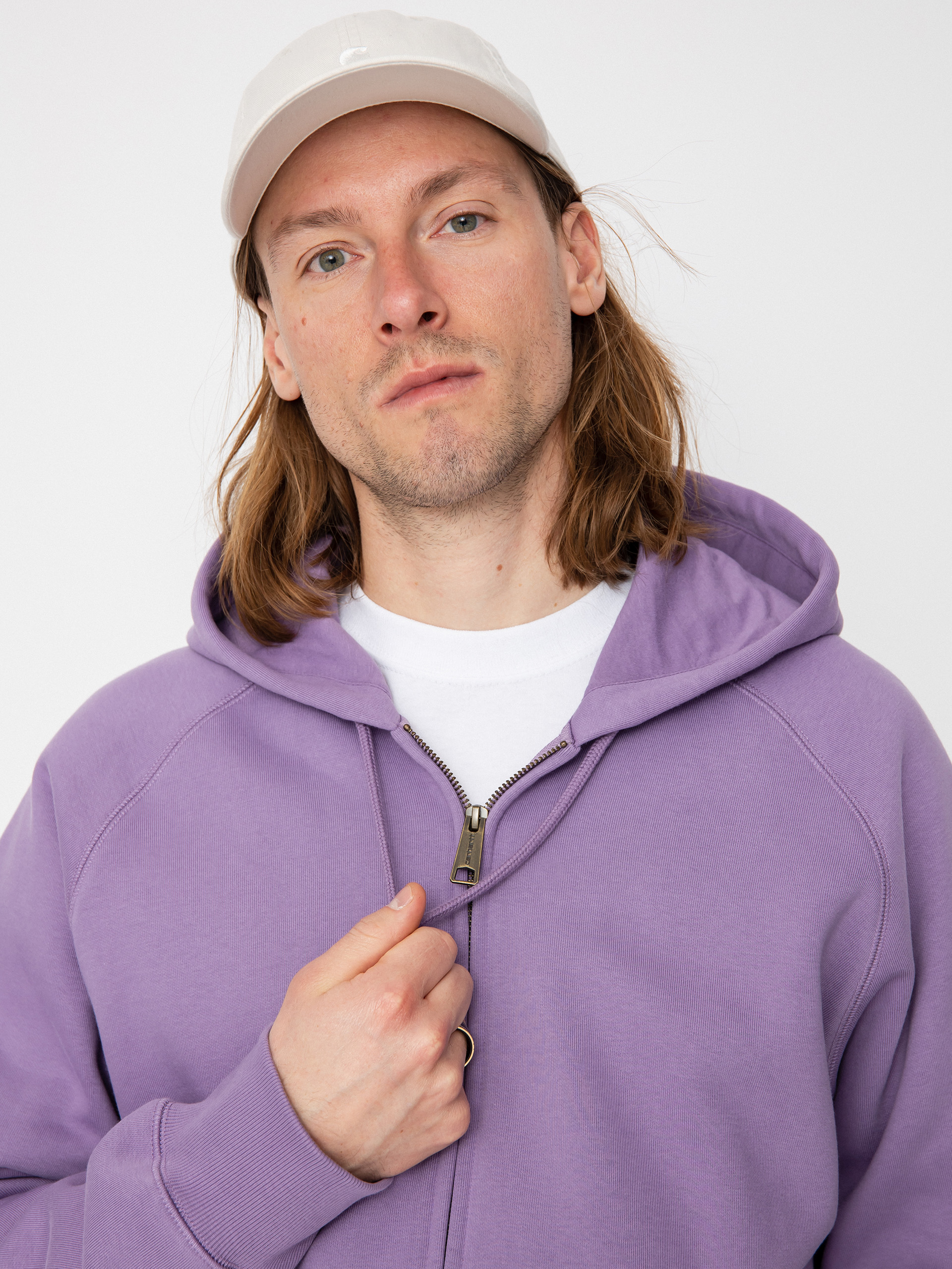 Carhartt WIP Chase ZHD Kapucnis pulóver (violanda/gold)