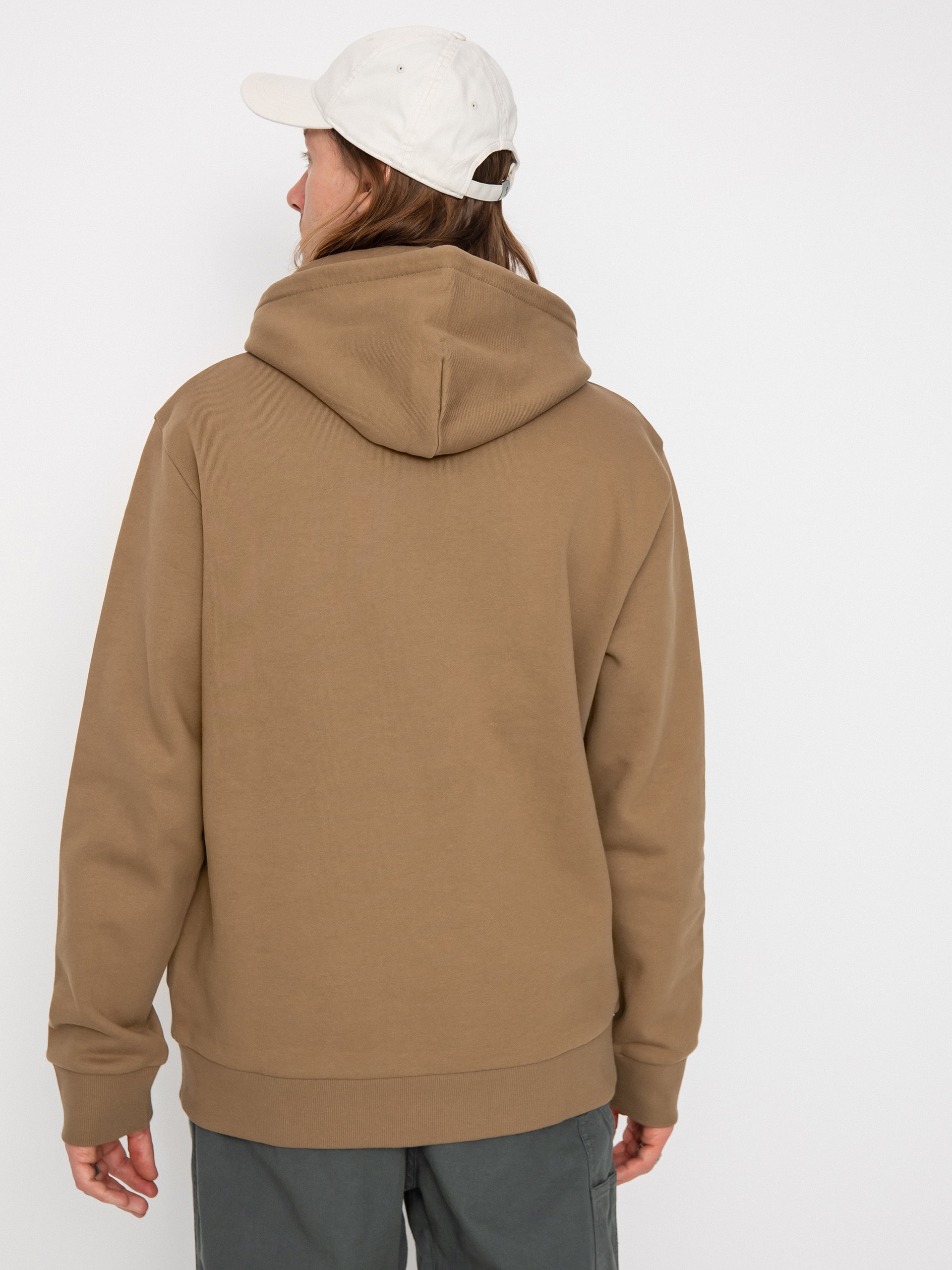 Carhartt WIP Script Embroidery HD Kapucnis pulóver (buffalo/white)