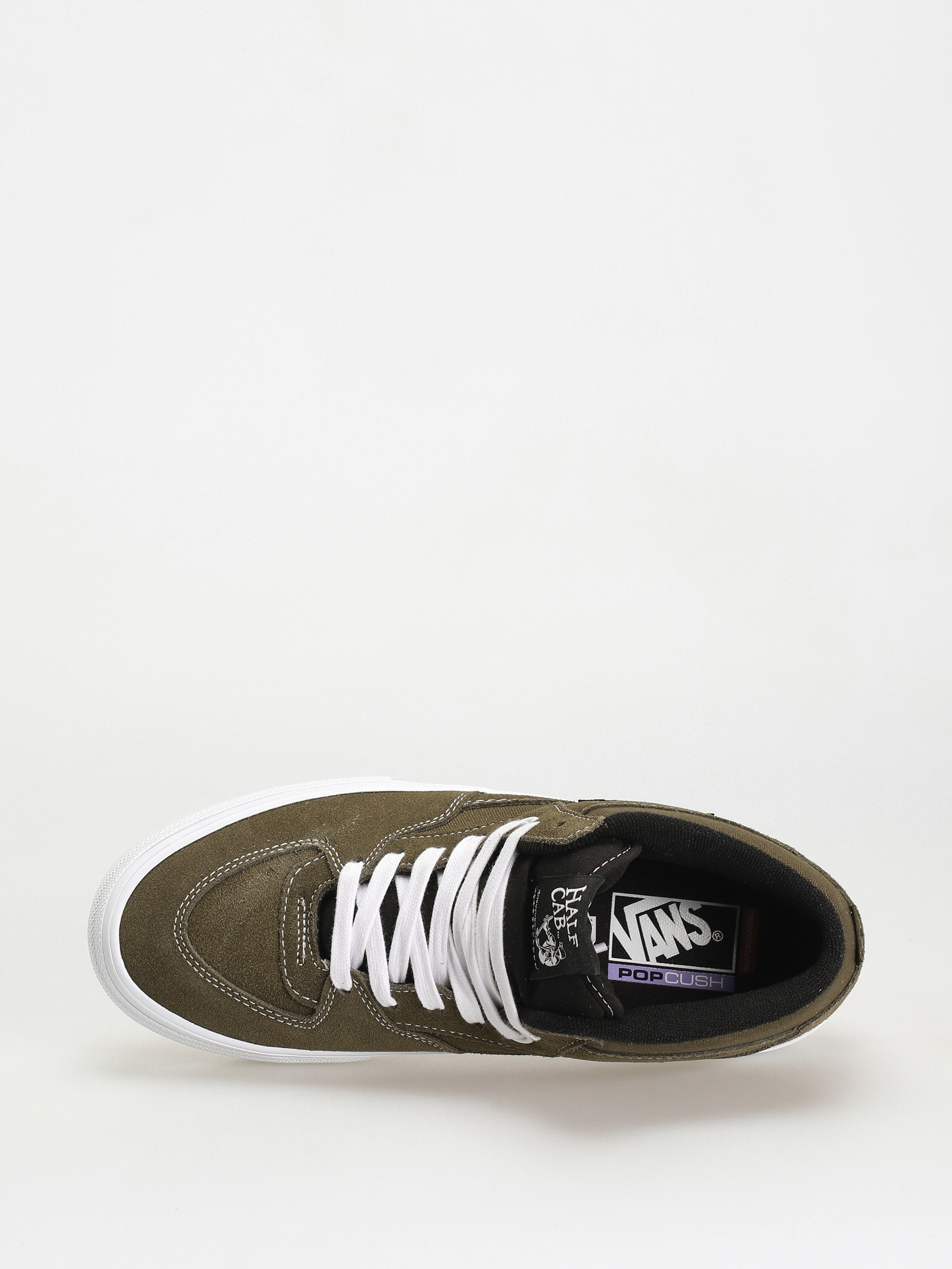 Vans Skate Half Cab Cipők (dark olive)