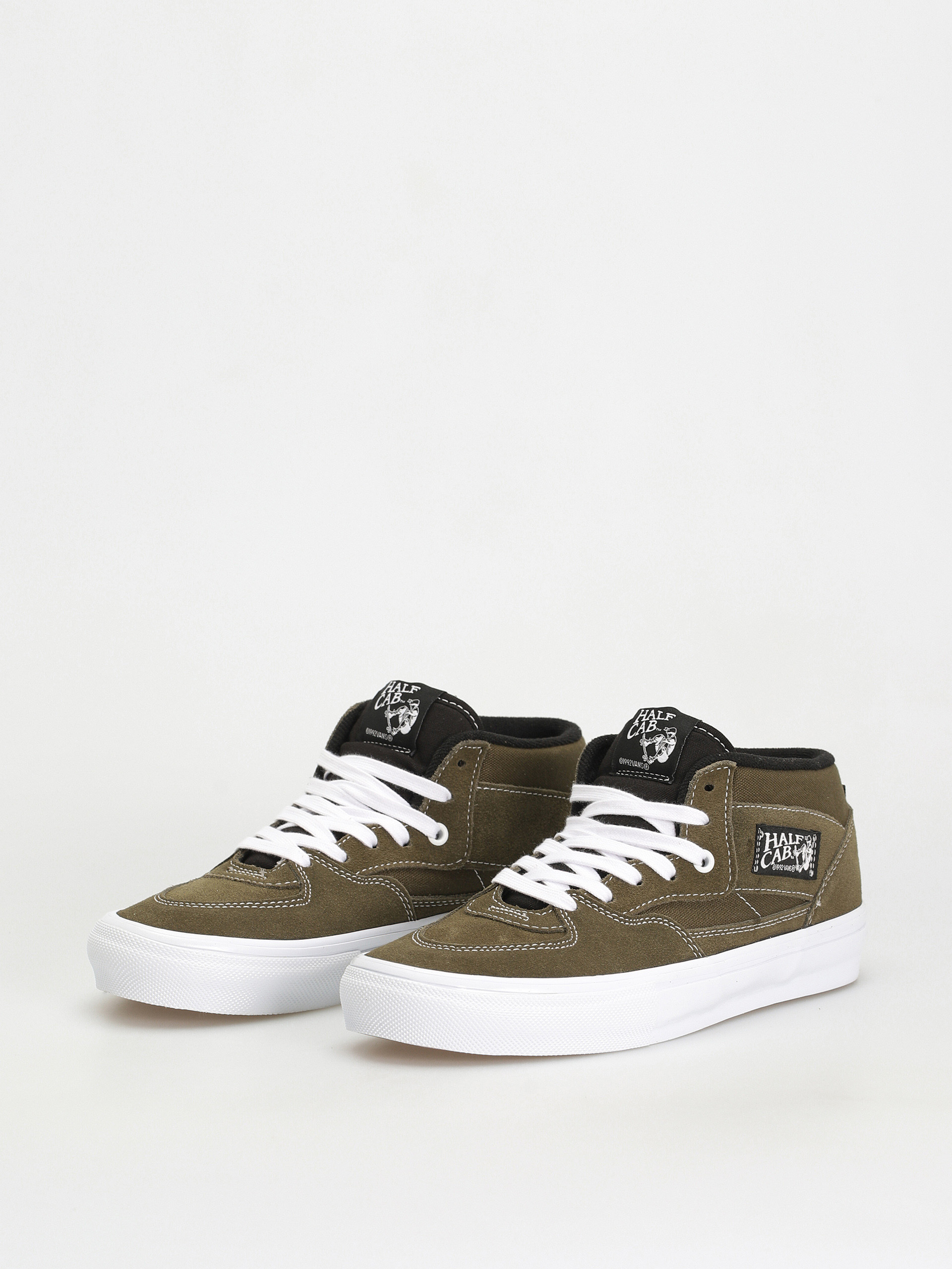 Vans Skate Half Cab Cipők (dark olive)