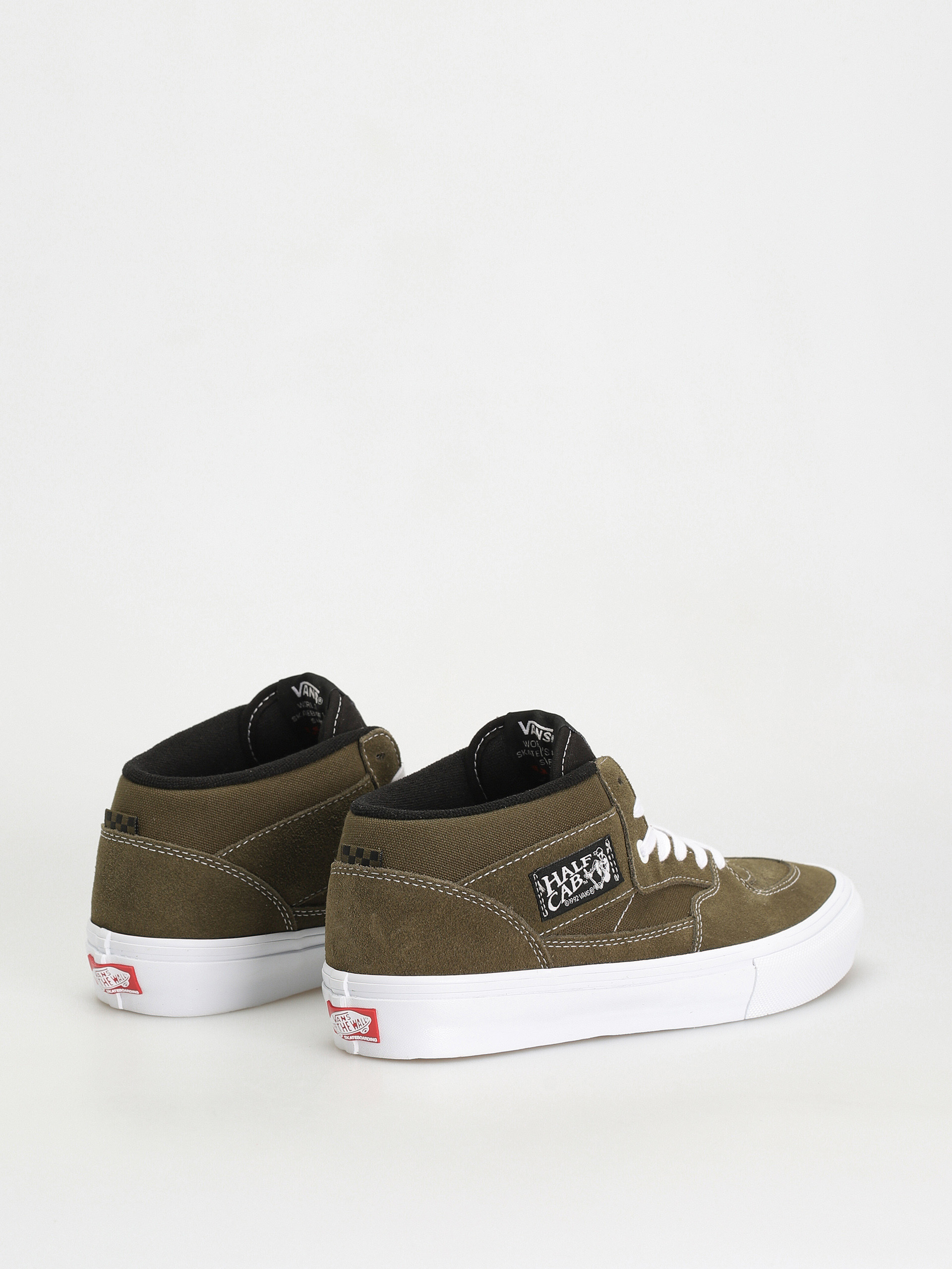 Vans Skate Half Cab Cipők (dark olive)