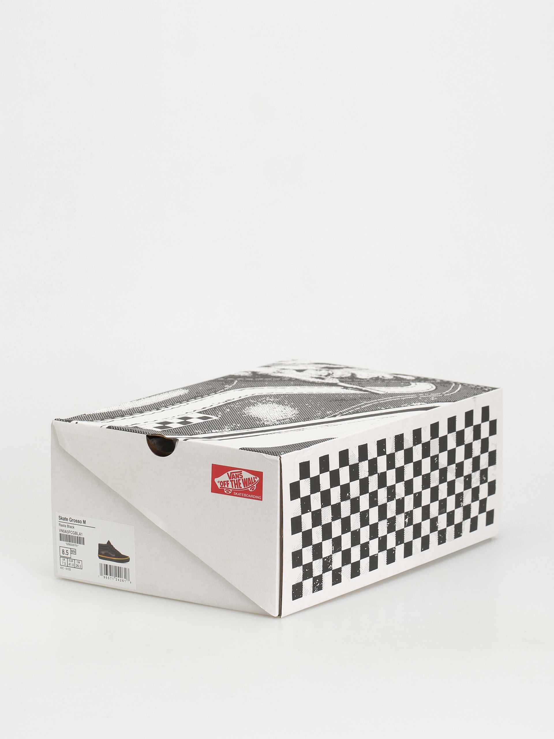 Vans Skate Grosso Mid Cipők (rasta black)