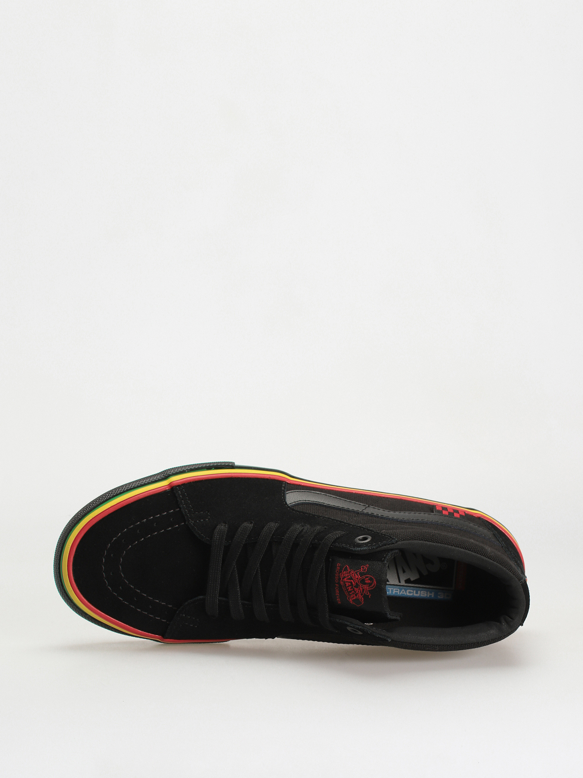 Vans Skate Grosso Mid Cipők (rasta black)