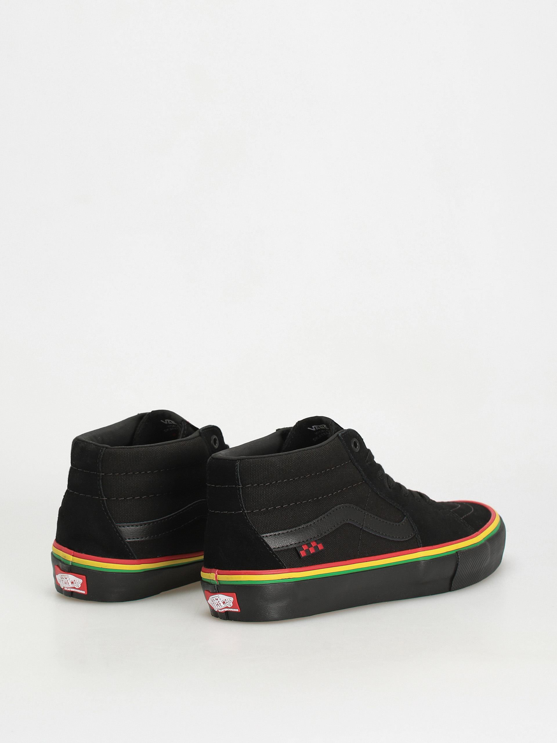 Vans Skate Grosso Mid Cipők (rasta black)