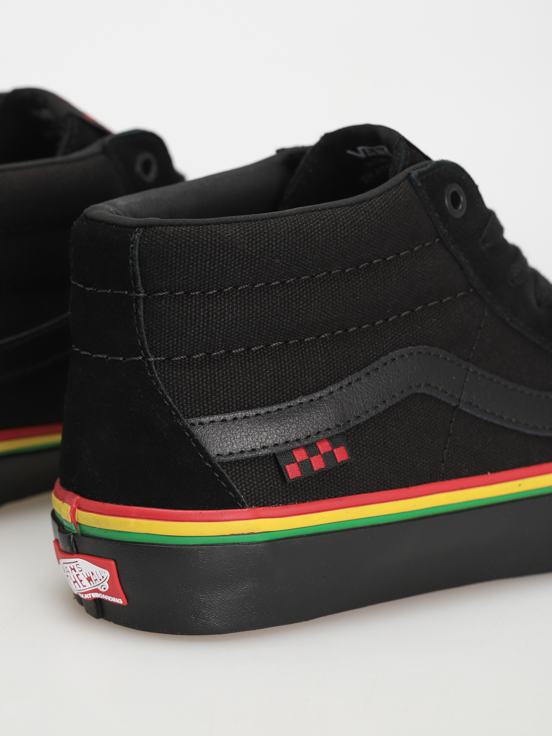 Vans Skate Grosso Mid Cipők (rasta black)