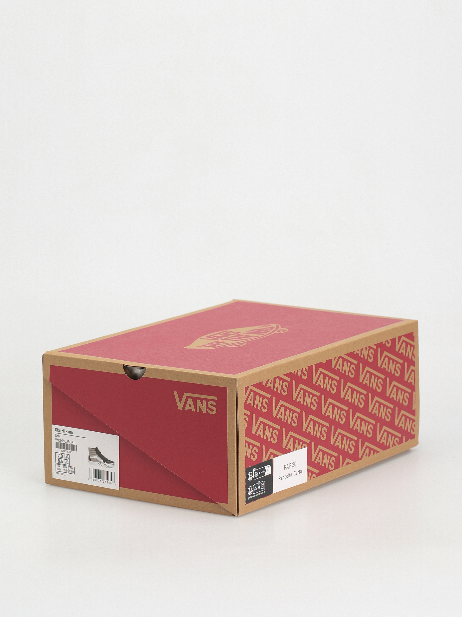 Vans Sk8 Hi Flame Cipők (gray)