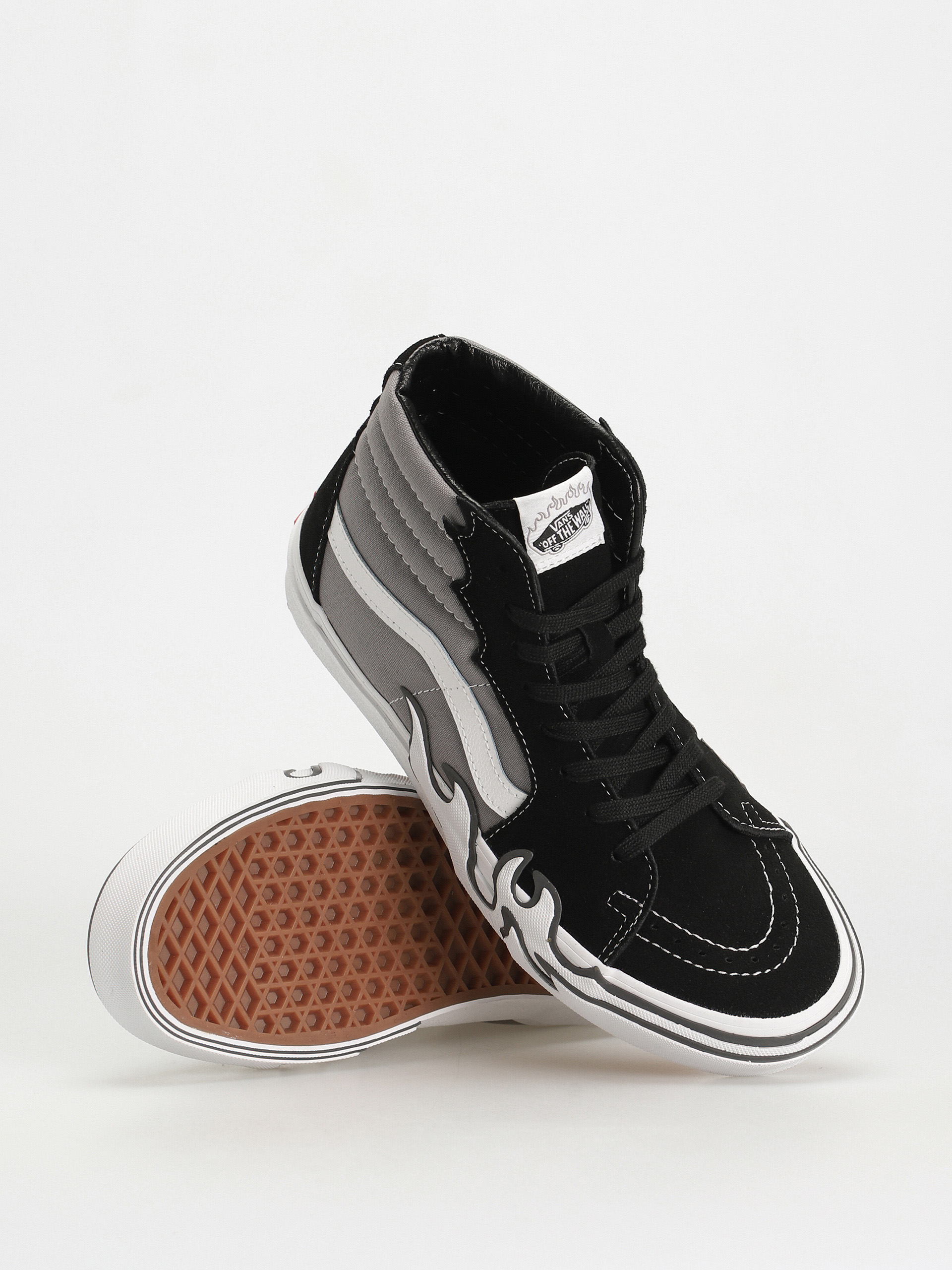 Vans Sk8 Hi Flame Cipők (gray)
