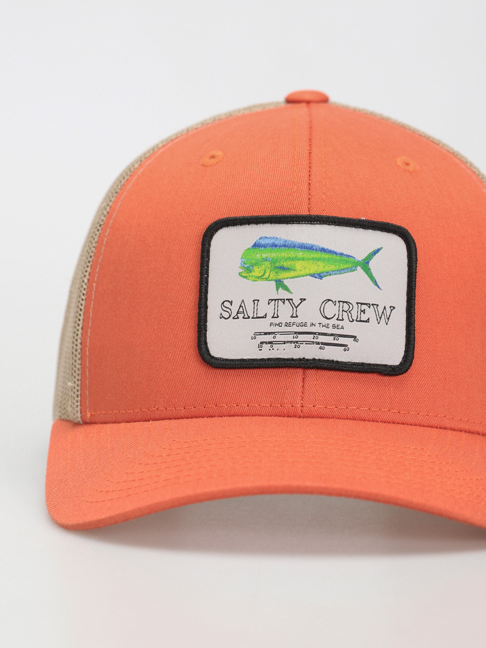 Salty Crew Mahi Mount Retro Trucker Baseball sapka (orange/khaki)