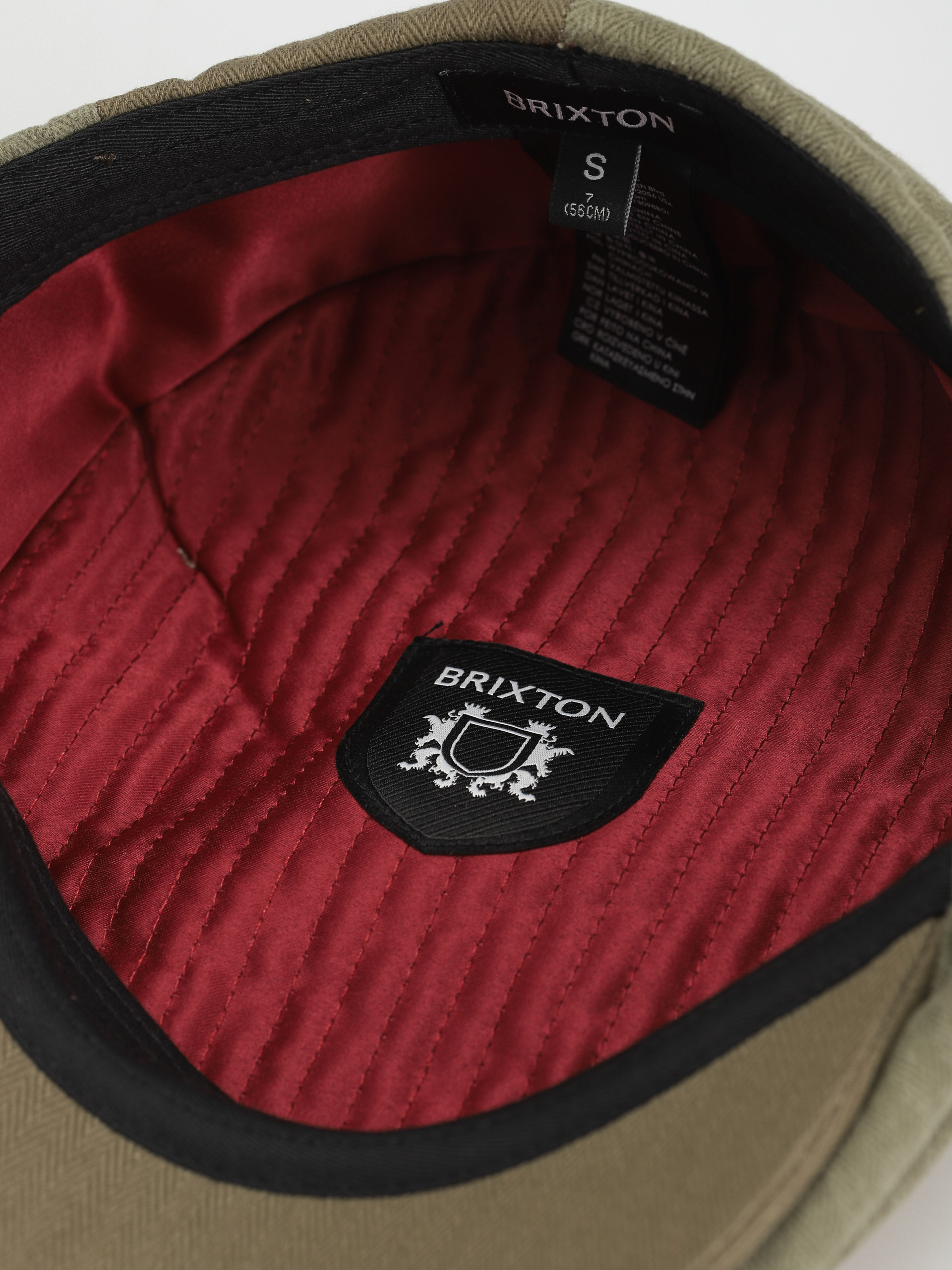 Brixton Brood Snap Cap Flat cap (mermaid/military olive)